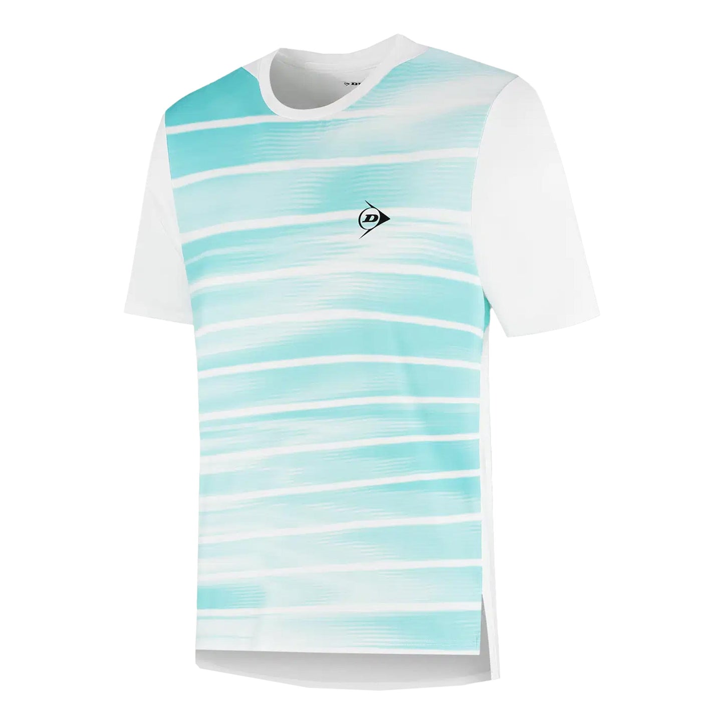 Dunlop Game T-shirt Hommes-Blanc,Turquoise