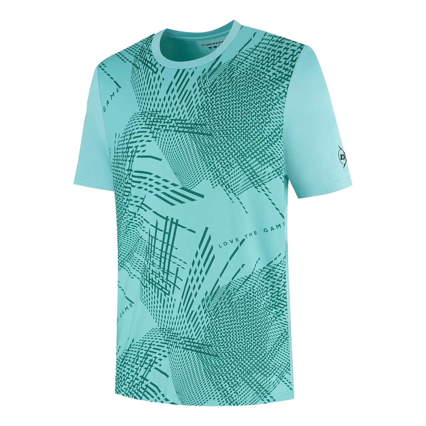 Dunlop Game T-shirt Hommes-Turquoise,Vert