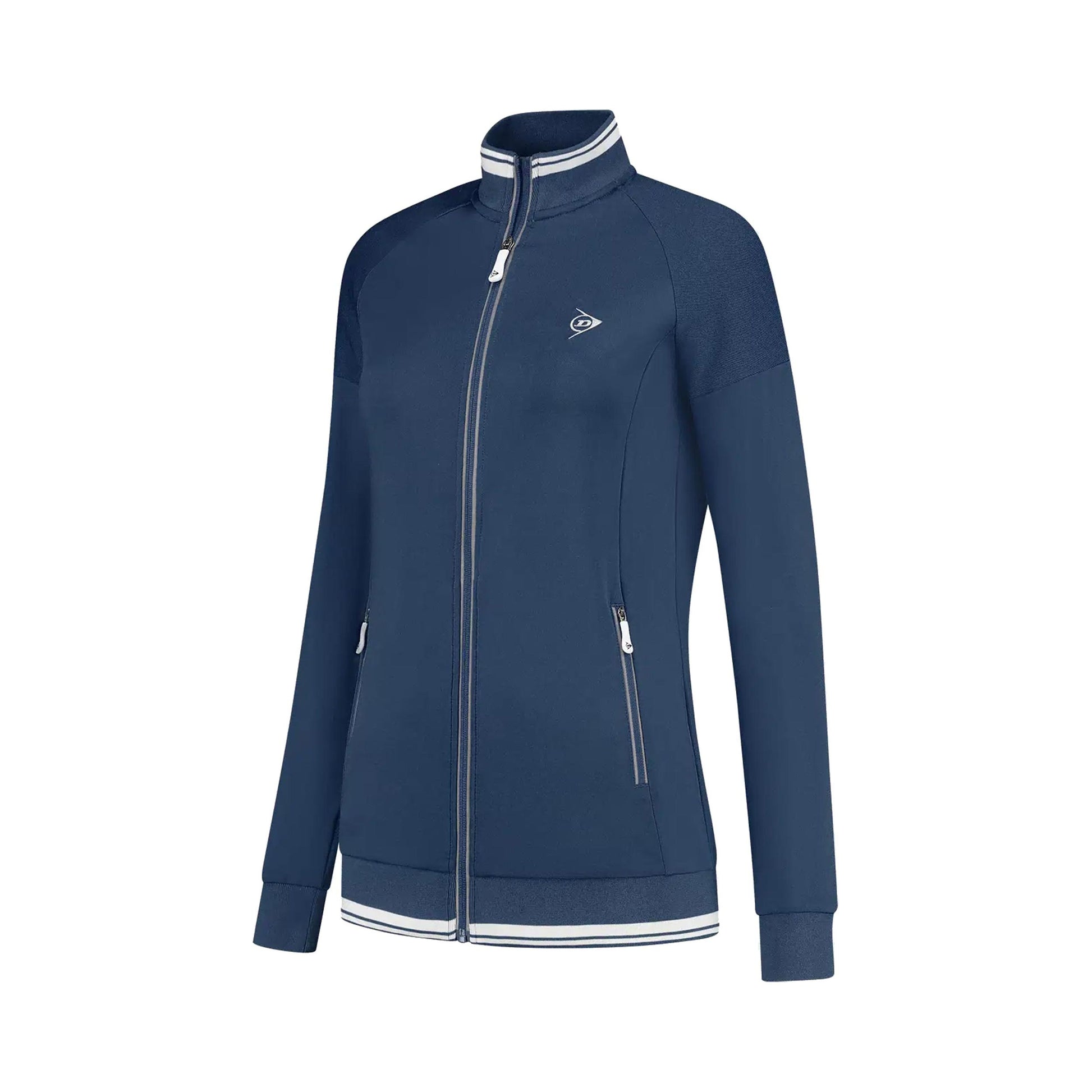 Dunlop Club Knitted Veste De Survêtement Filles-Bleu Foncé