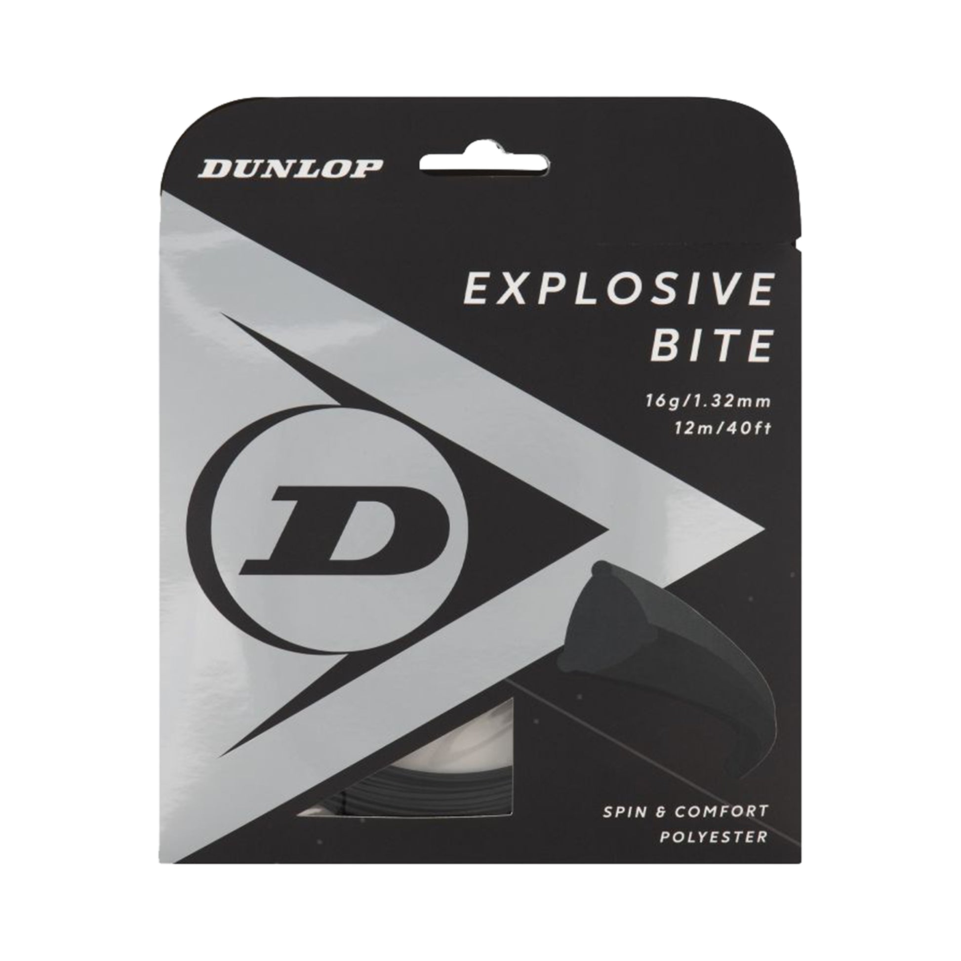 Dunlop Explosive Bite Cordage en garniture 12m - noir