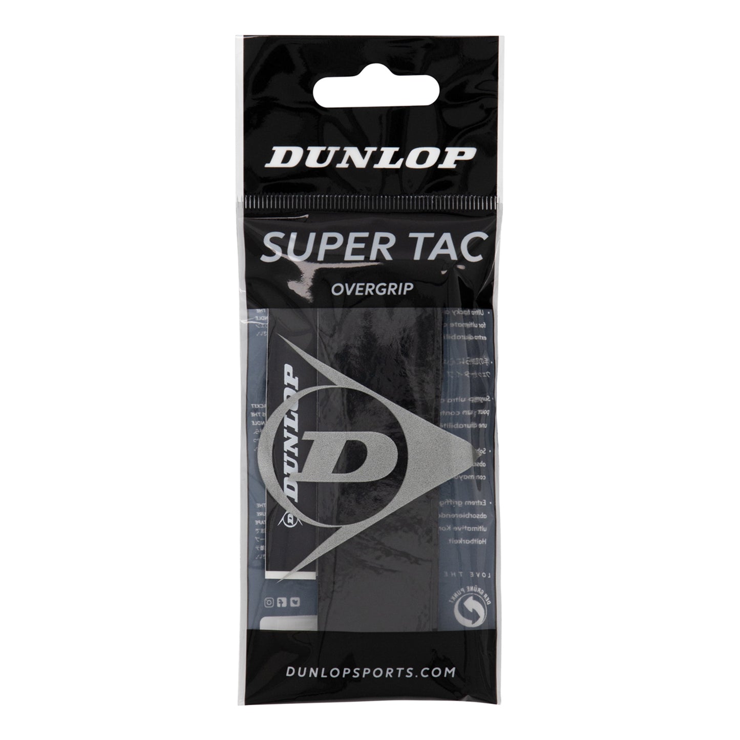 Dunlop Super Tac Pack 1 Unité-Noir
