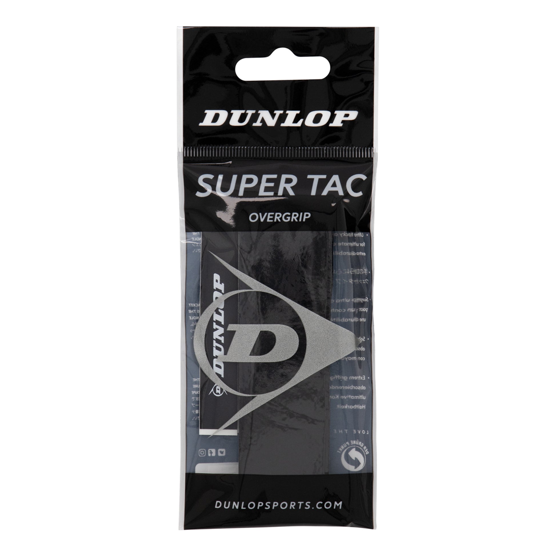 Dunlop Super Tac Pack 1 Unité-Noir