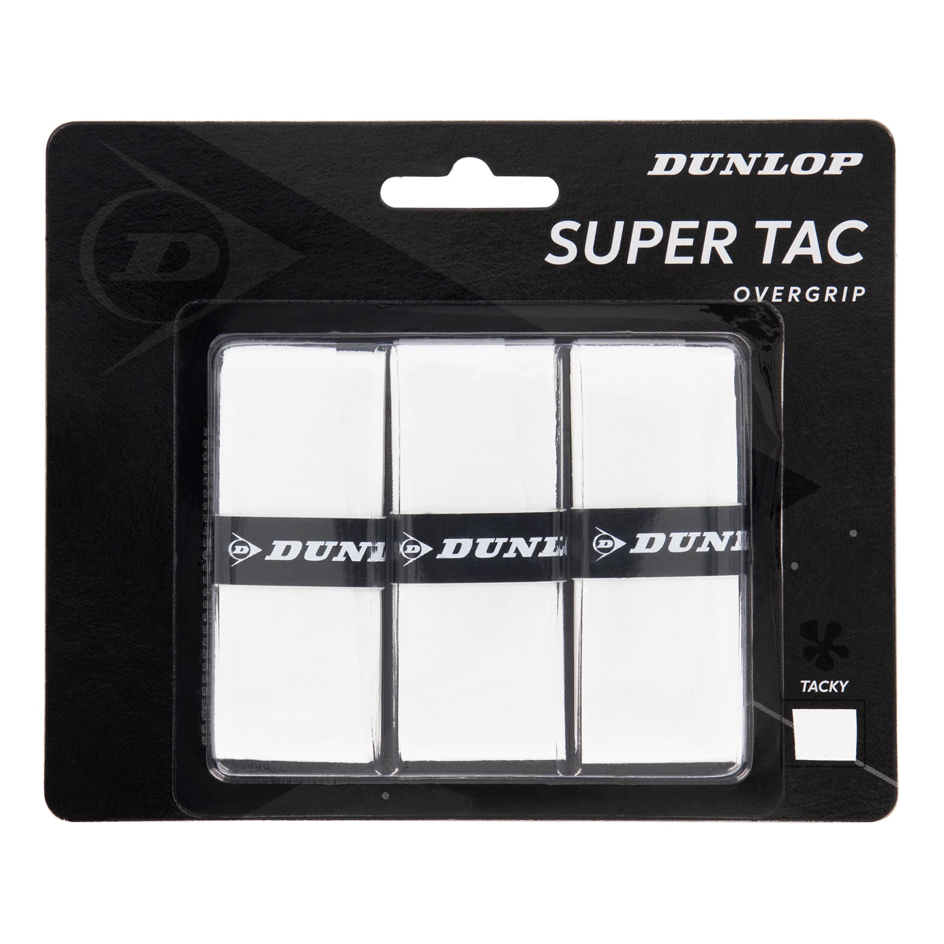 Dunlop Super Tac Pack De 3-Blanc