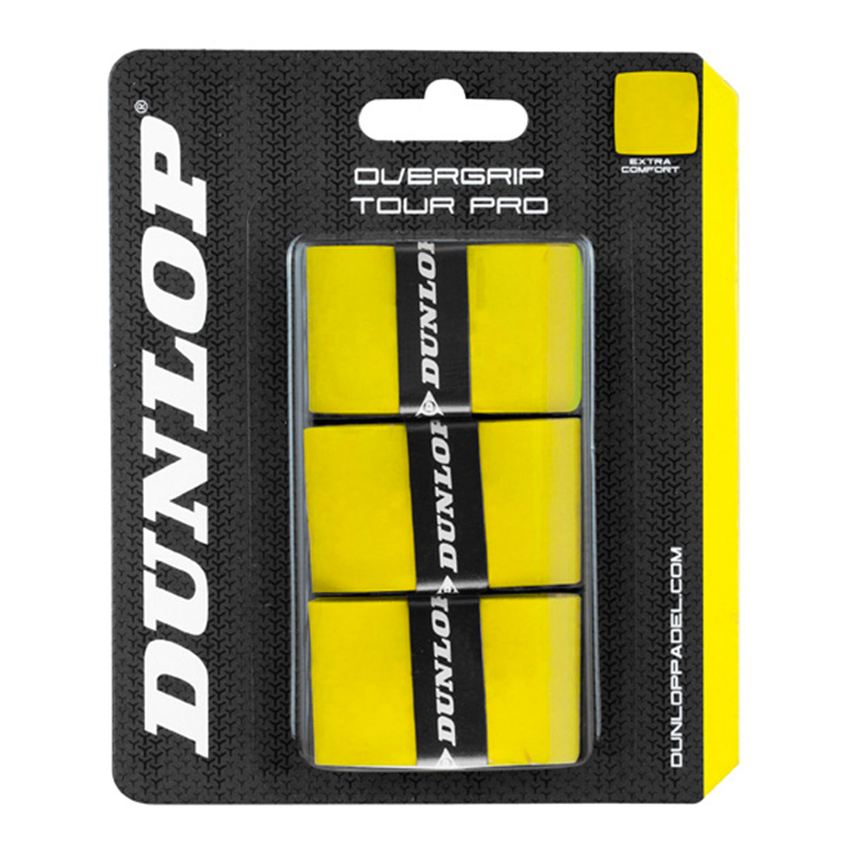Dunlop Tour Pro Pack de 3-jaune