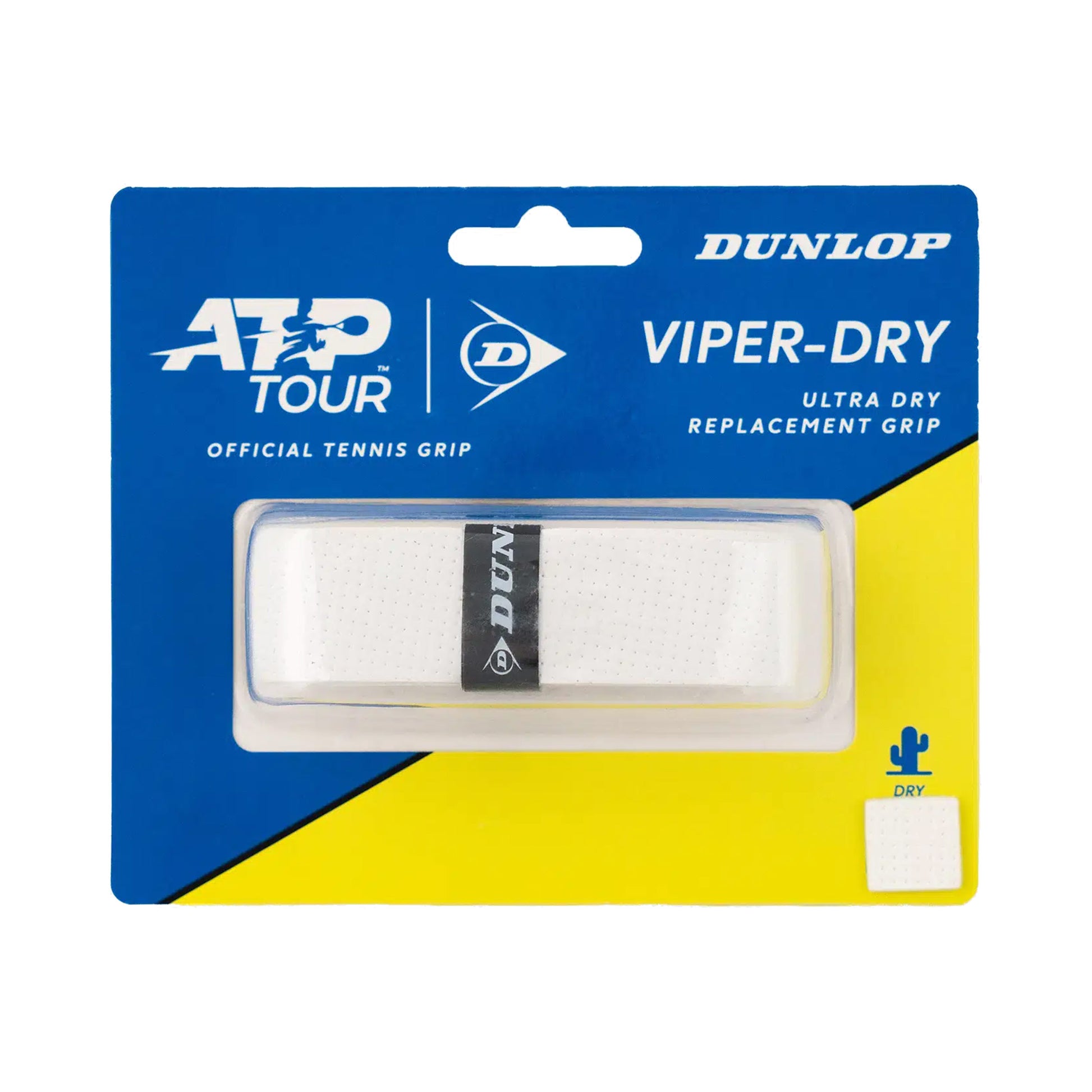 Dunlop ATP Viperdry Replacement Grip Pack 1 unité - blanc
