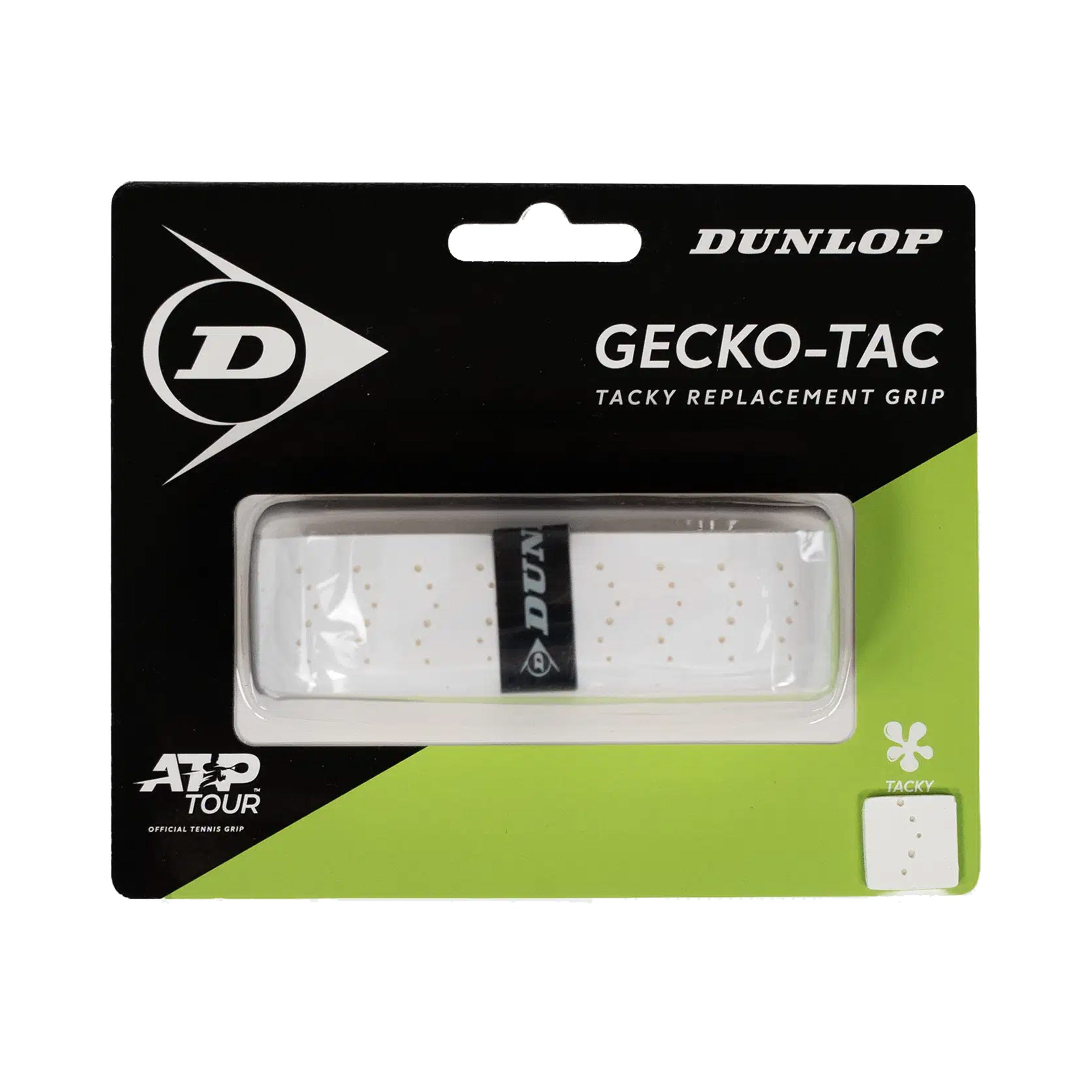 Dunlop Gecko-Tac Replacement Grip Pack 1 unité - blanc