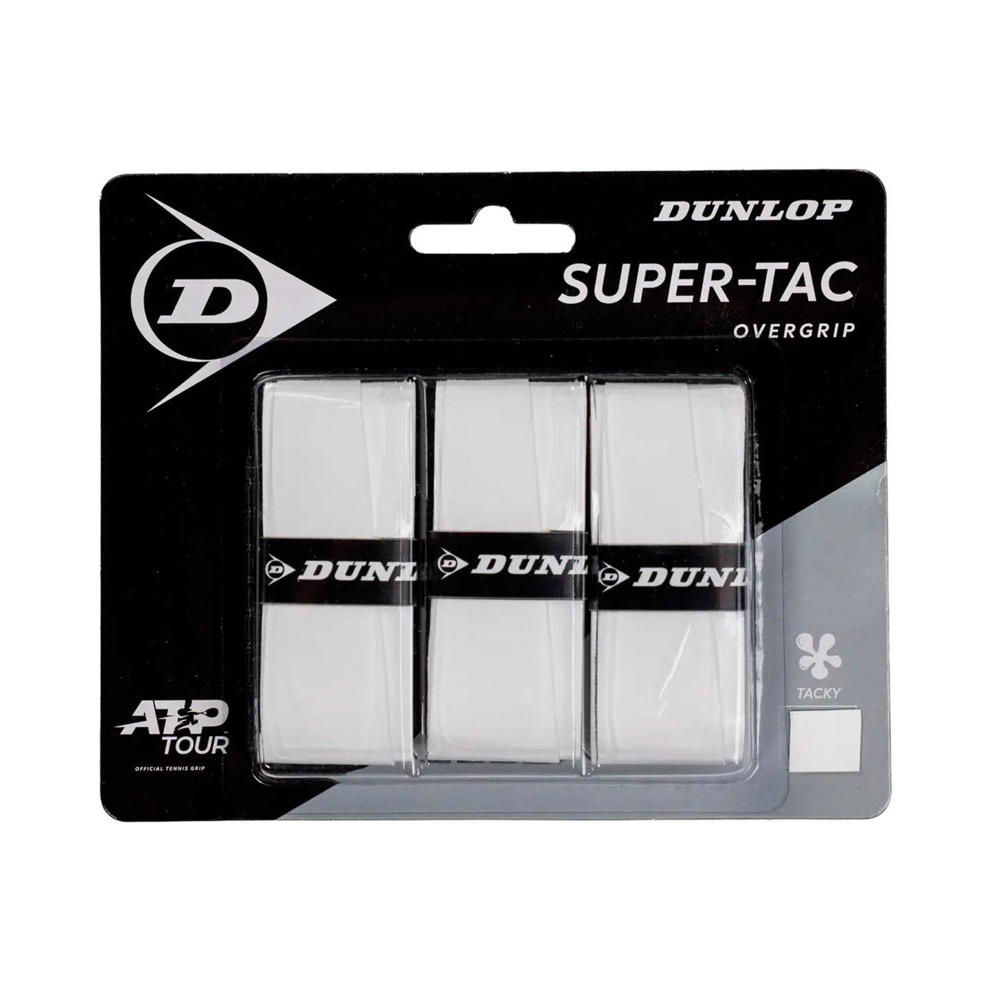 Dunlop Super Tac Pack de 3 - blanc