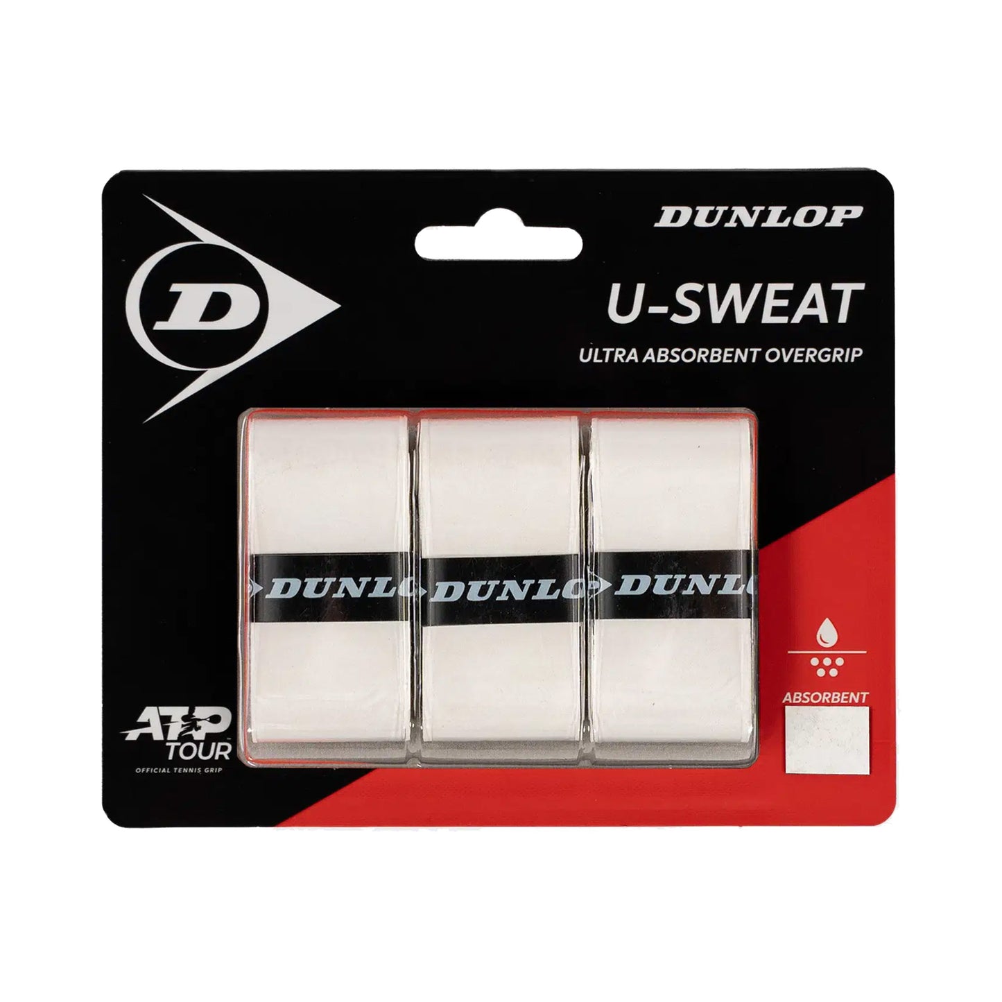 Dunlop U-Sweat  Pack de 3 - blanc