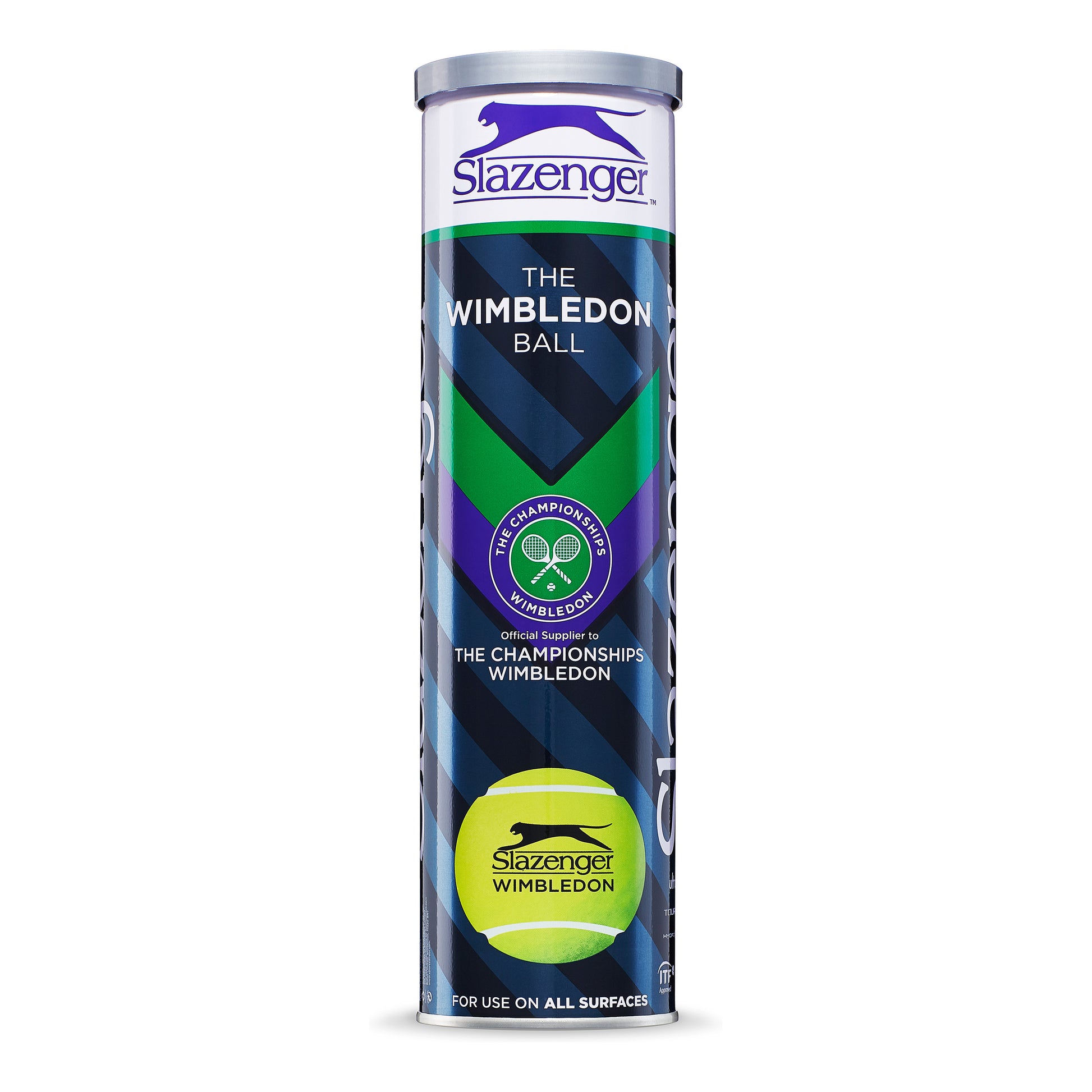 Slazenger Wimbledon Tube de 4