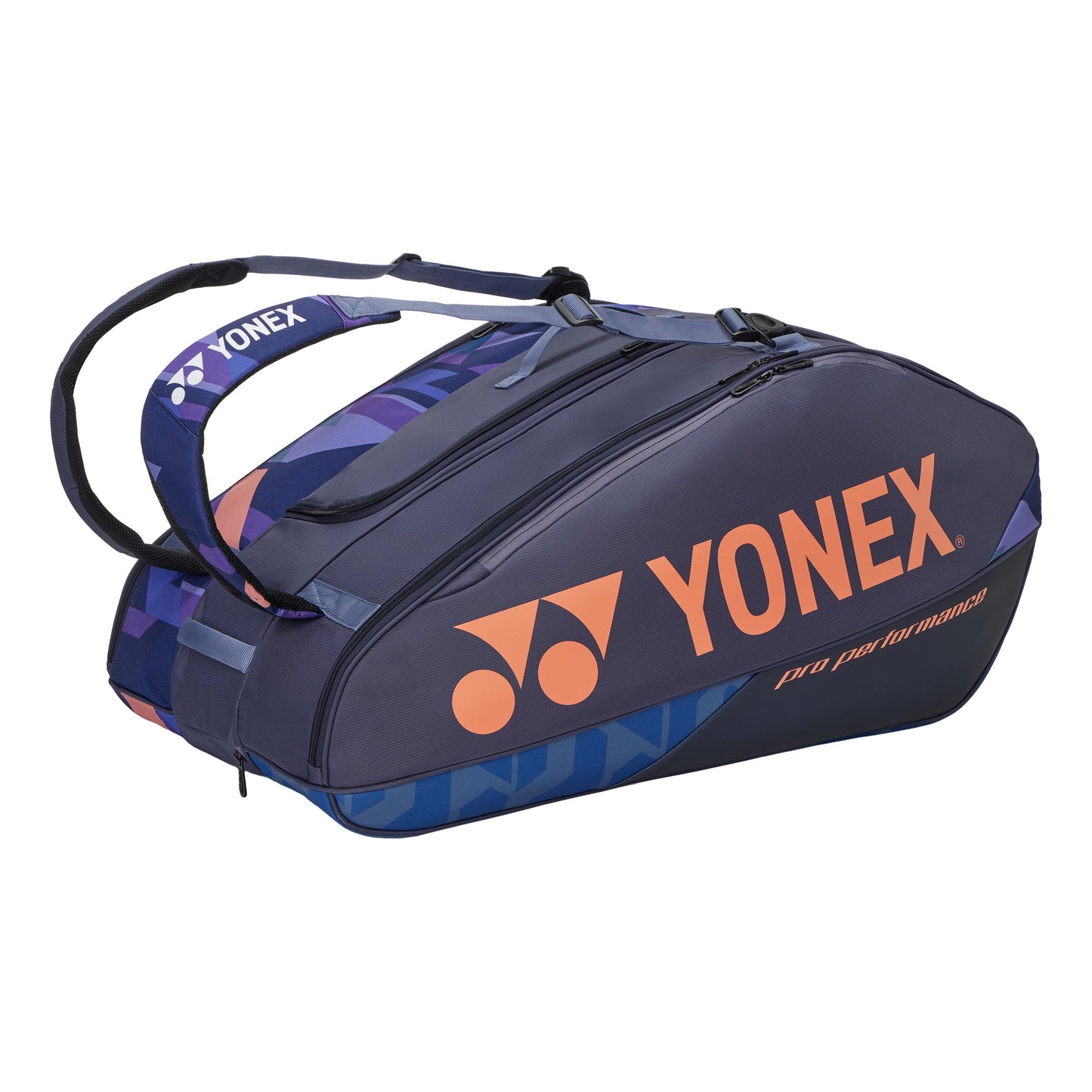 Yonex Pro Racquet Bag Housse De Raquette Lot De 12-Bleu Foncé,Orange