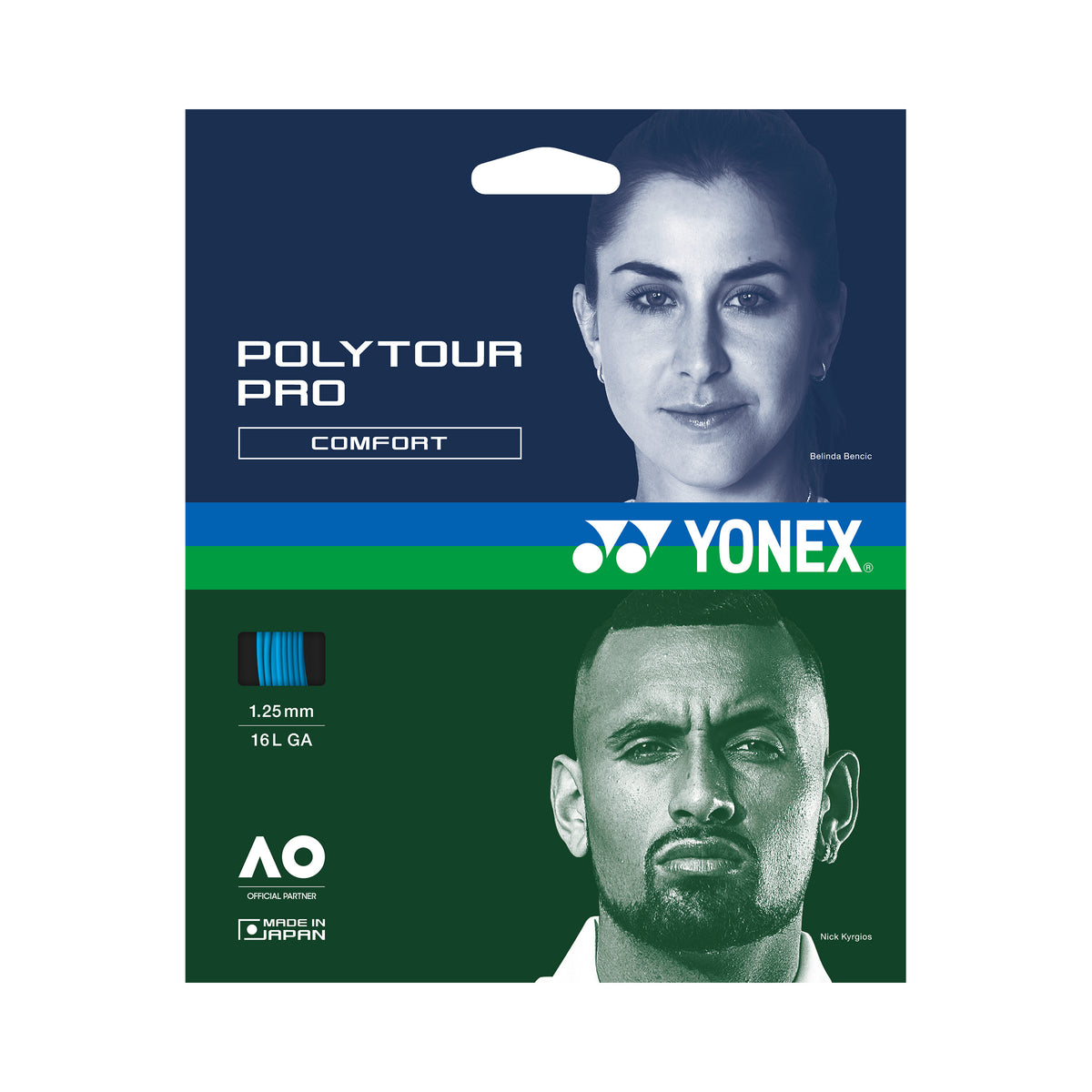 Yonex Poly Tour Pro Cordage en garniture 12m - bleu