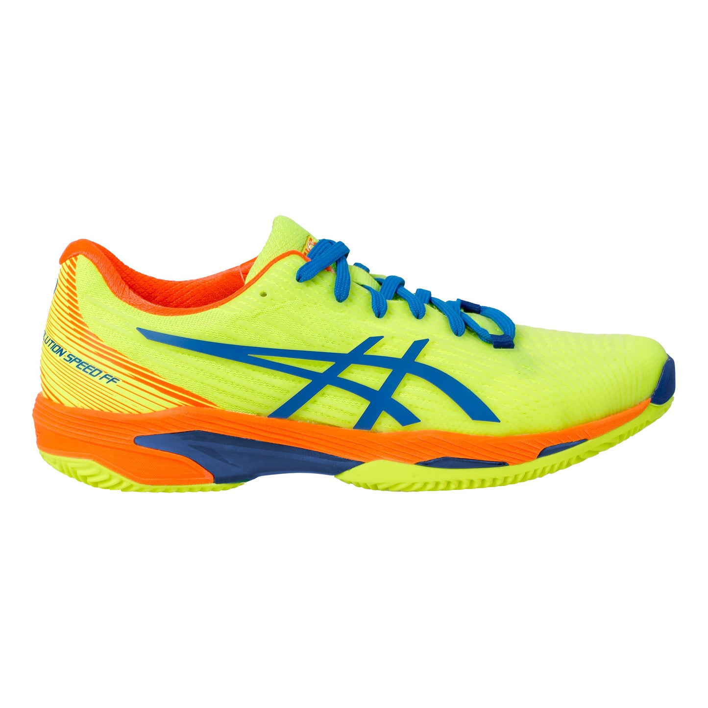 ASICS Solution Speed FF 2 Chaussure terre battue Hommes - jaunes fluo, bleu