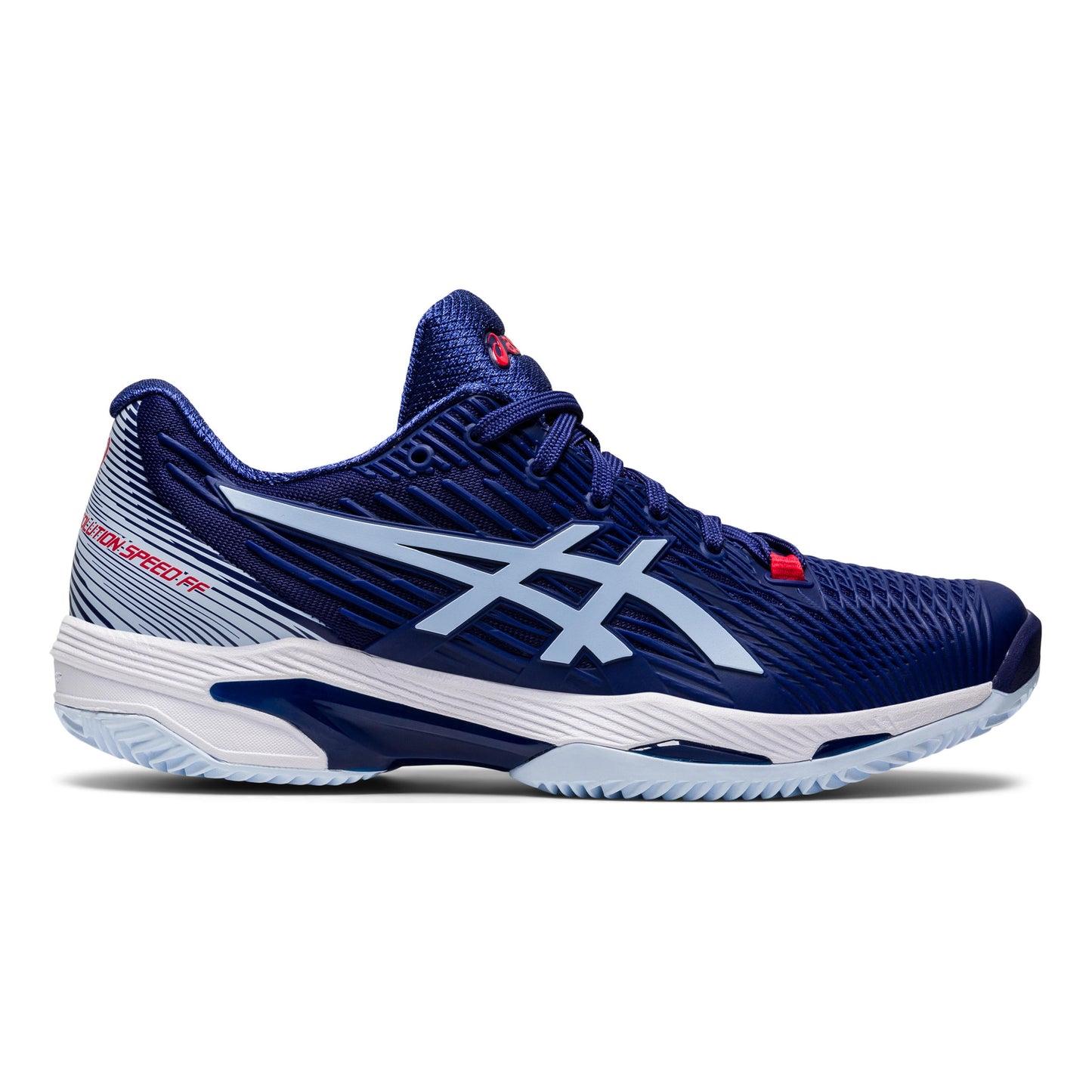 ASICS Solution Speed FF 2 Chaussure terre battue Femmes - bleu foncé, bleu clair