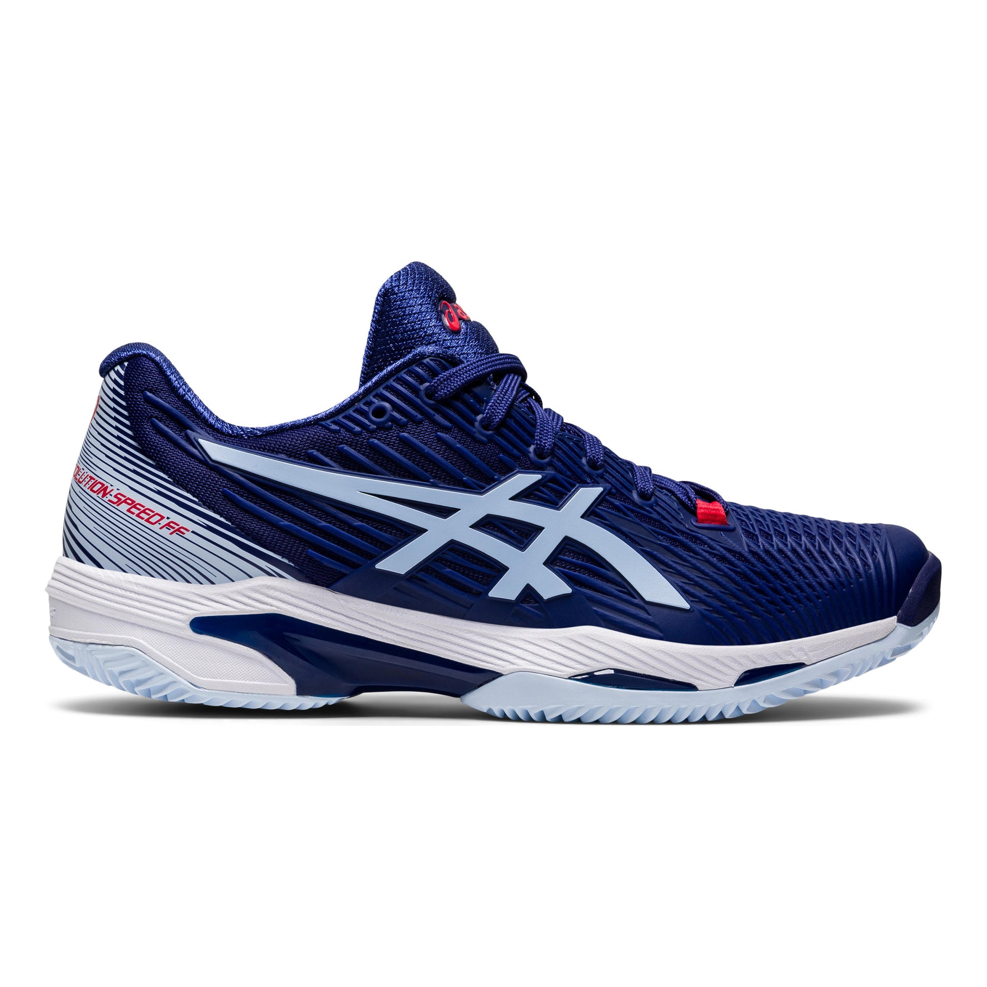 ASICS Solution Speed FF 2 Chaussure terre battue Femmes - bleu foncé, bleu clair