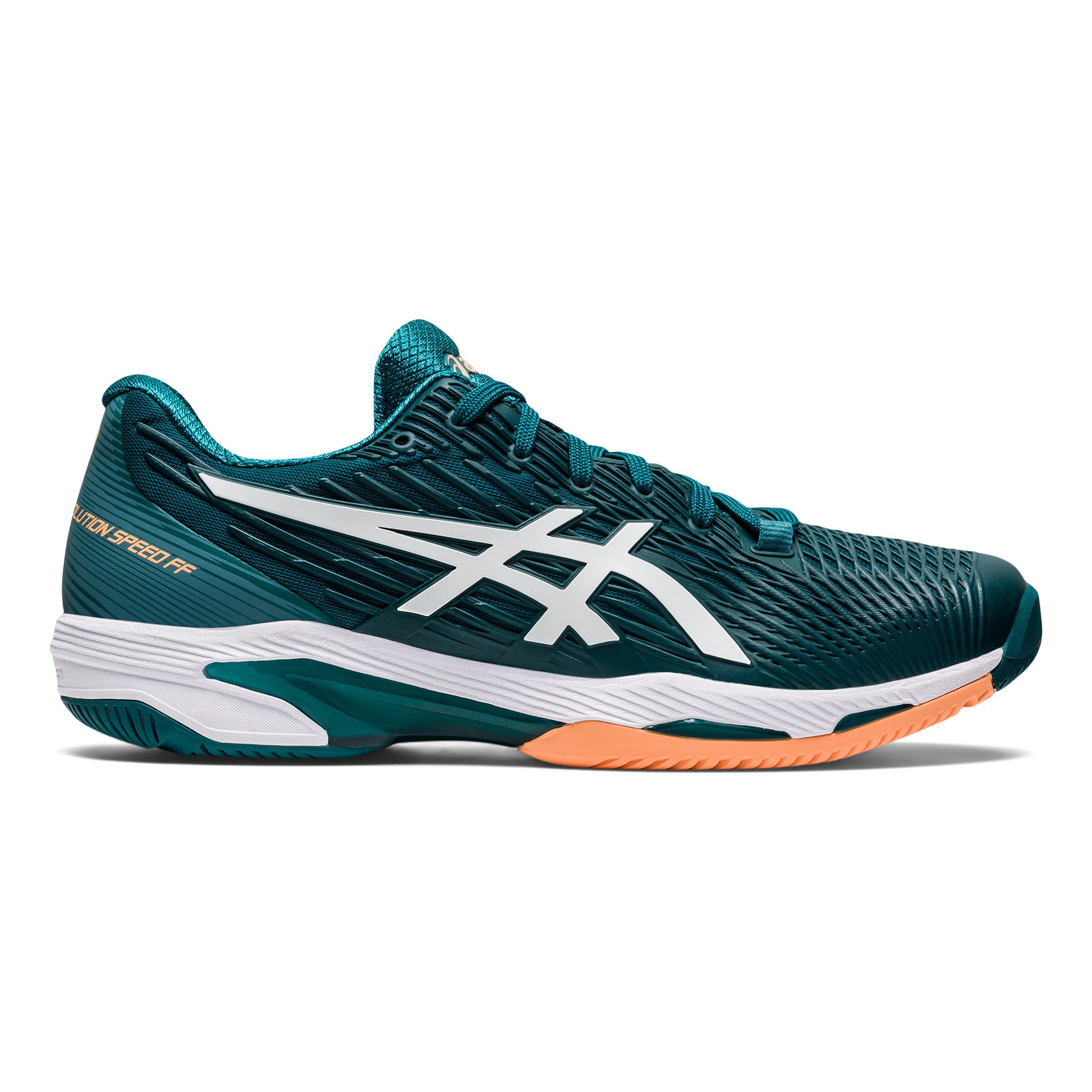 ASICS Solution Speed FF 2 Chaussures toutes surfaces Hommes - bleu petrol, blanc
