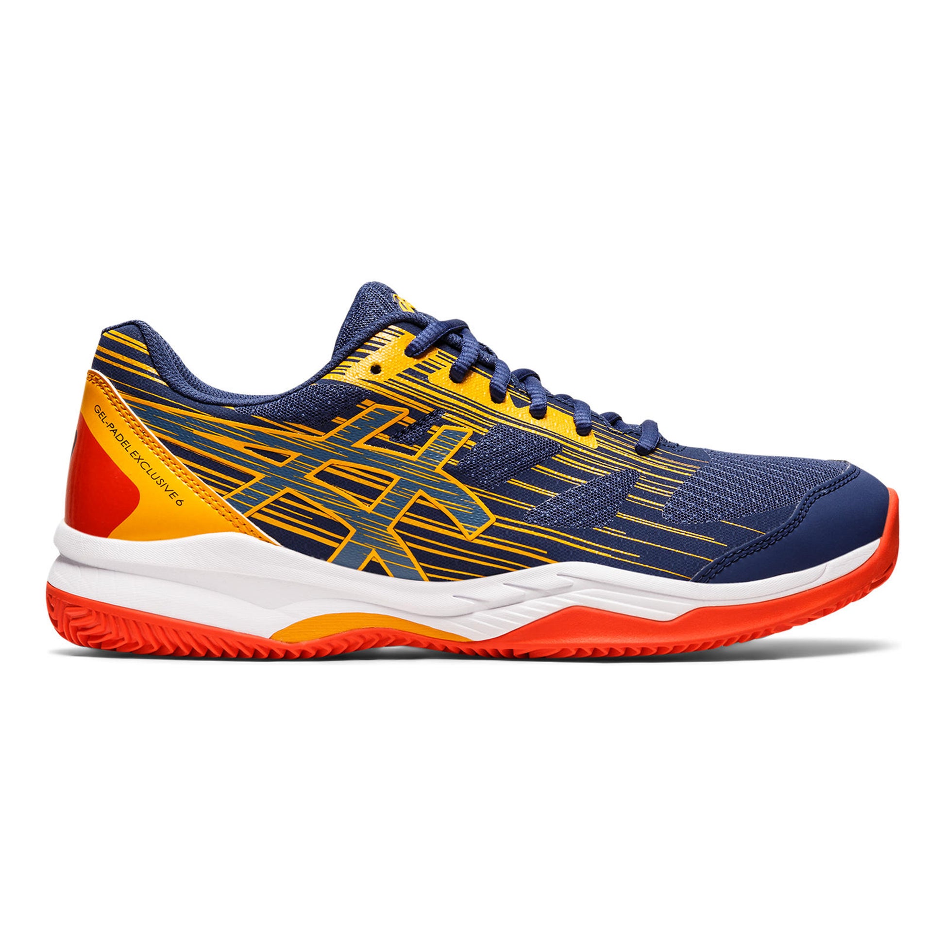 ASICS Gel-Padel Exclusive 6 PADL Chaussures padel Hommes - bleu foncé, jaune