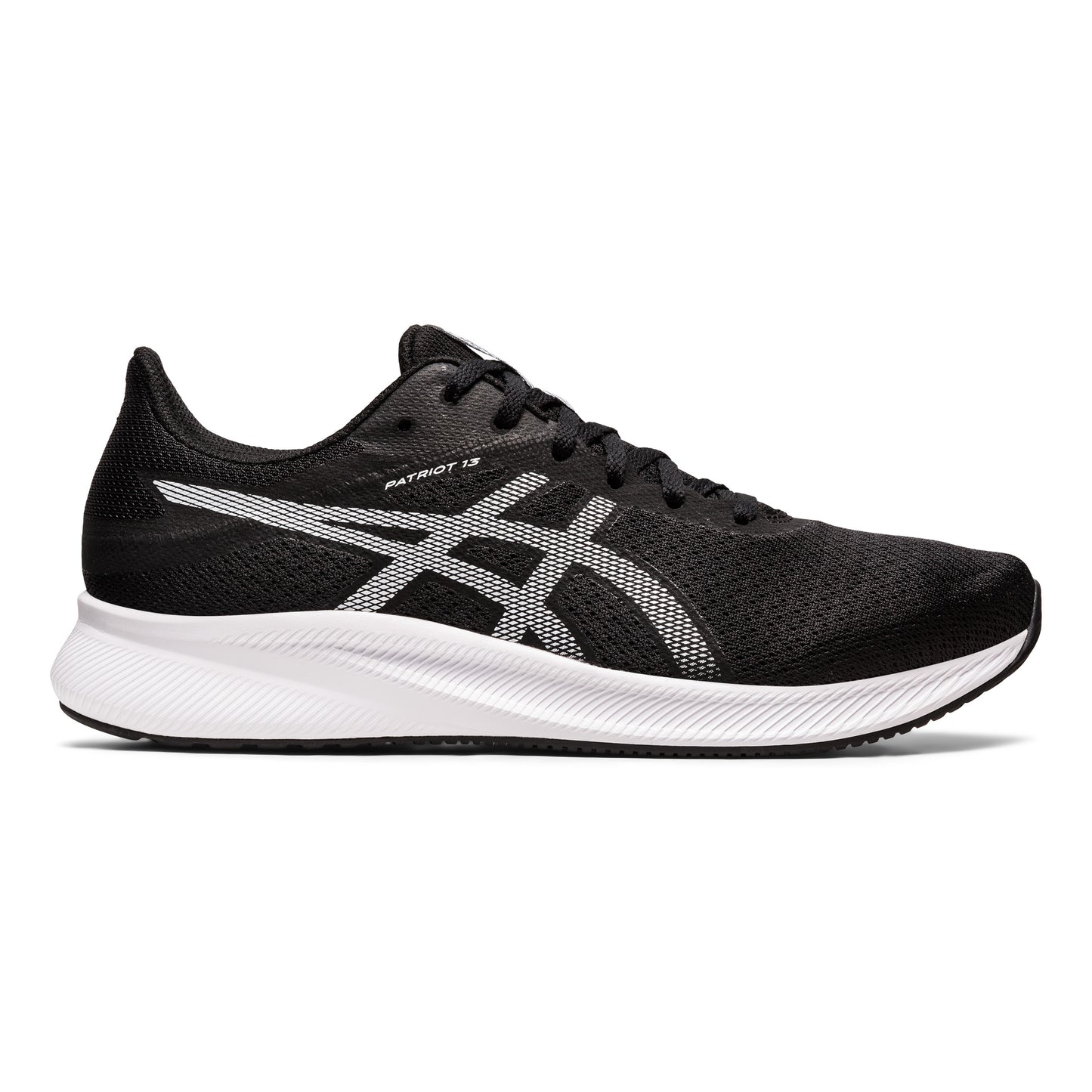 ASICS Patriot 13 Chaussure de running sans stabilisateurs Hommes - noir, blanc
