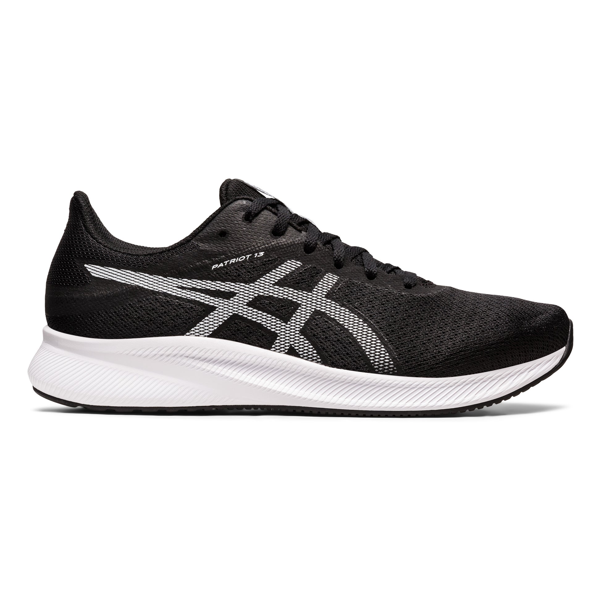 ASICS Patriot 13 Chaussure de running sans stabilisateurs Hommes - noir, blanc