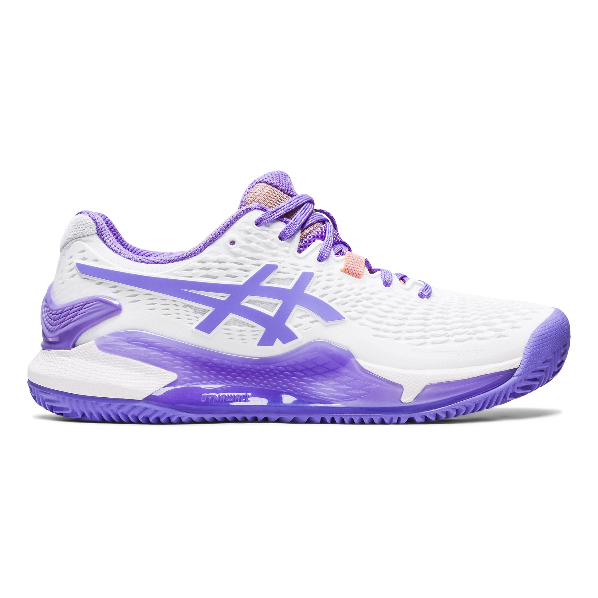 ASICS Gel-Resolution 9 Chaussure terre battue Femmes - blanc, lilas