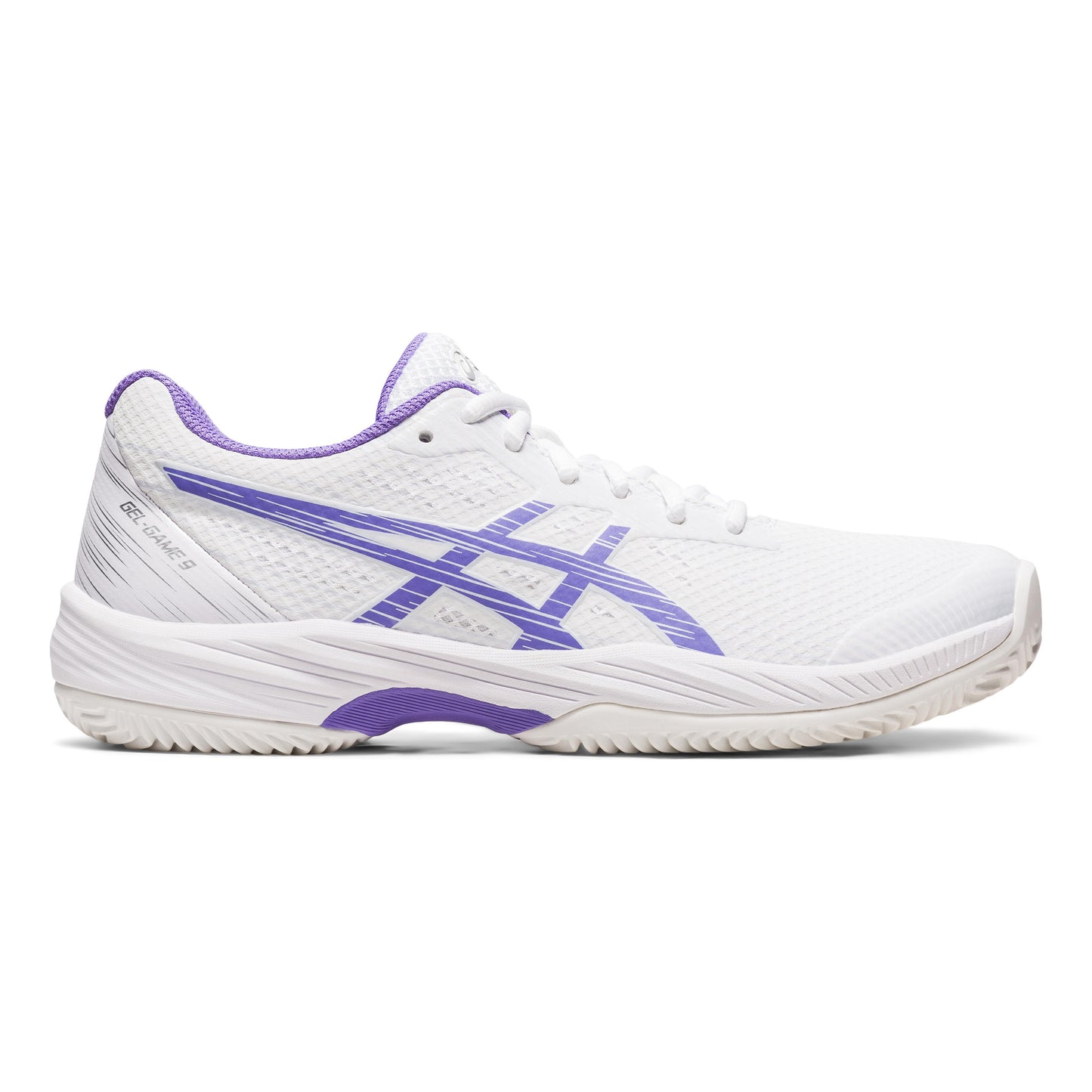 ASICS Gel-Game 9 Chaussure terre battue Femmes - blanc, lilas