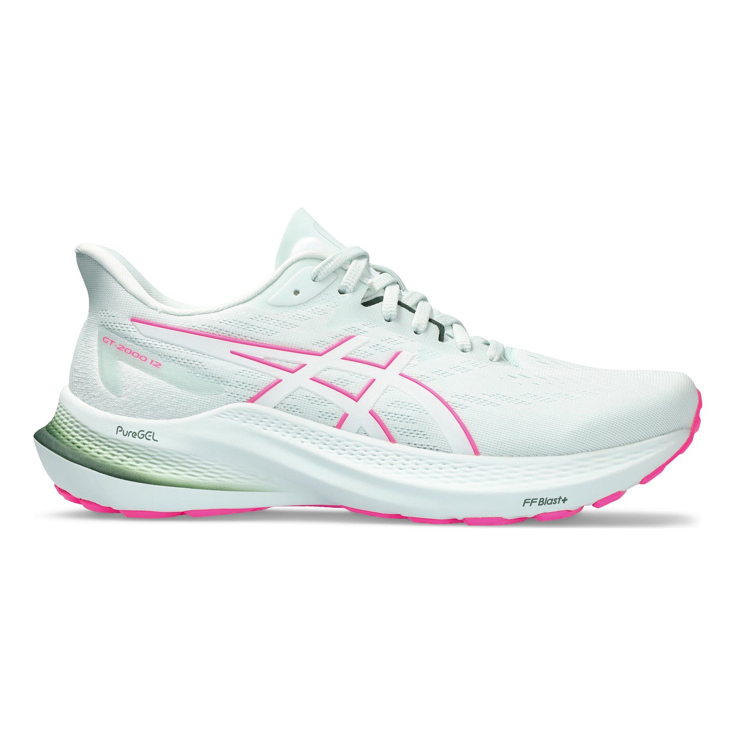 ASICS GT-2000 12 Chaussure de running avec stabilisateurs Femmes - bleu clair, pink