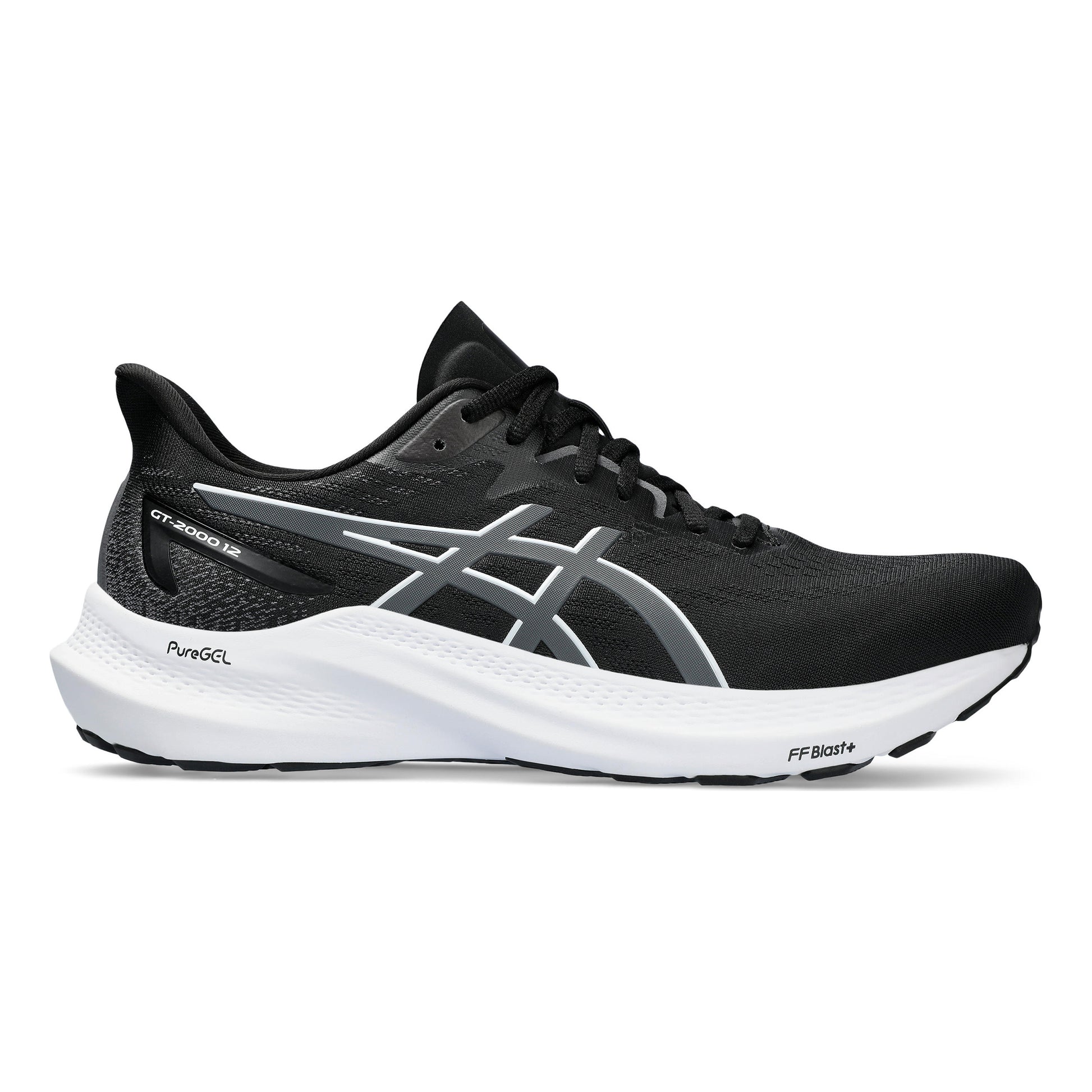 ASICS GT-2000 12 Chaussure de running avec stabilisateurs Hommes - noir, gris