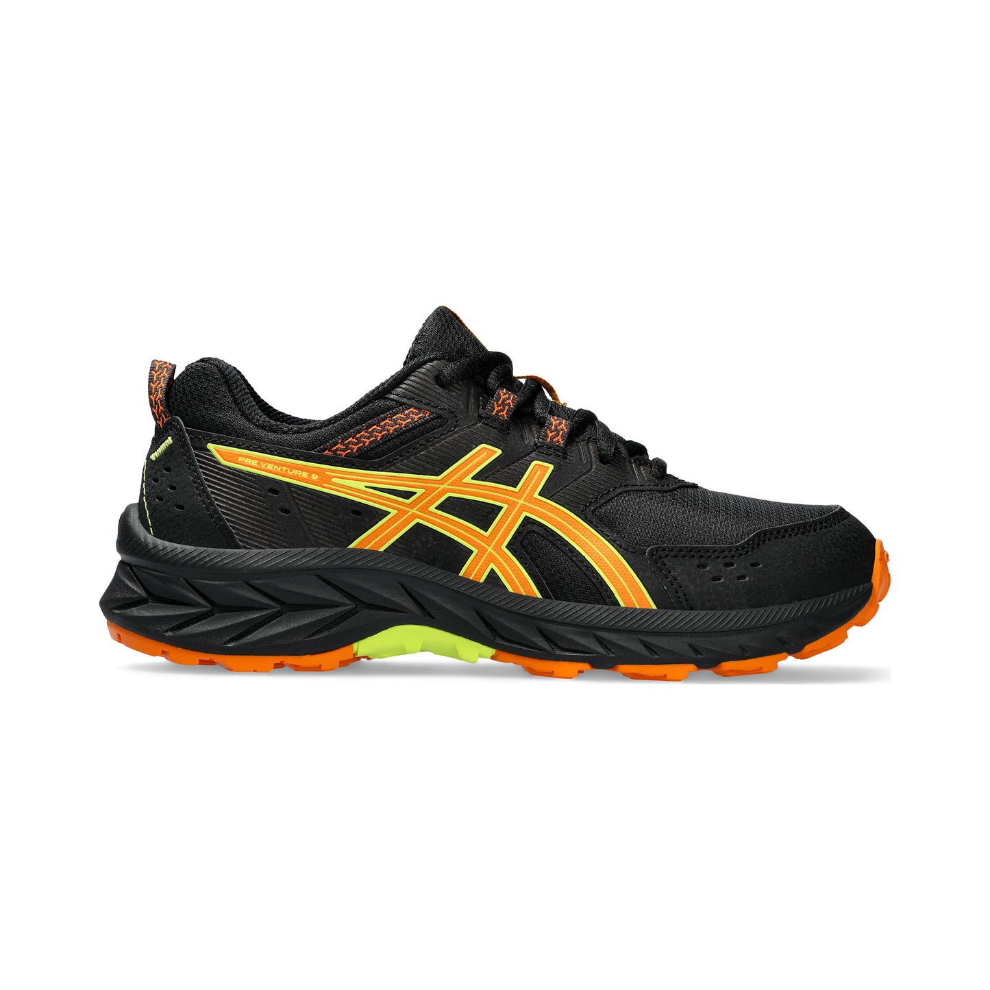ASICS Pre-Venture 9 GS Chaussure trail Enfants - noir, orange