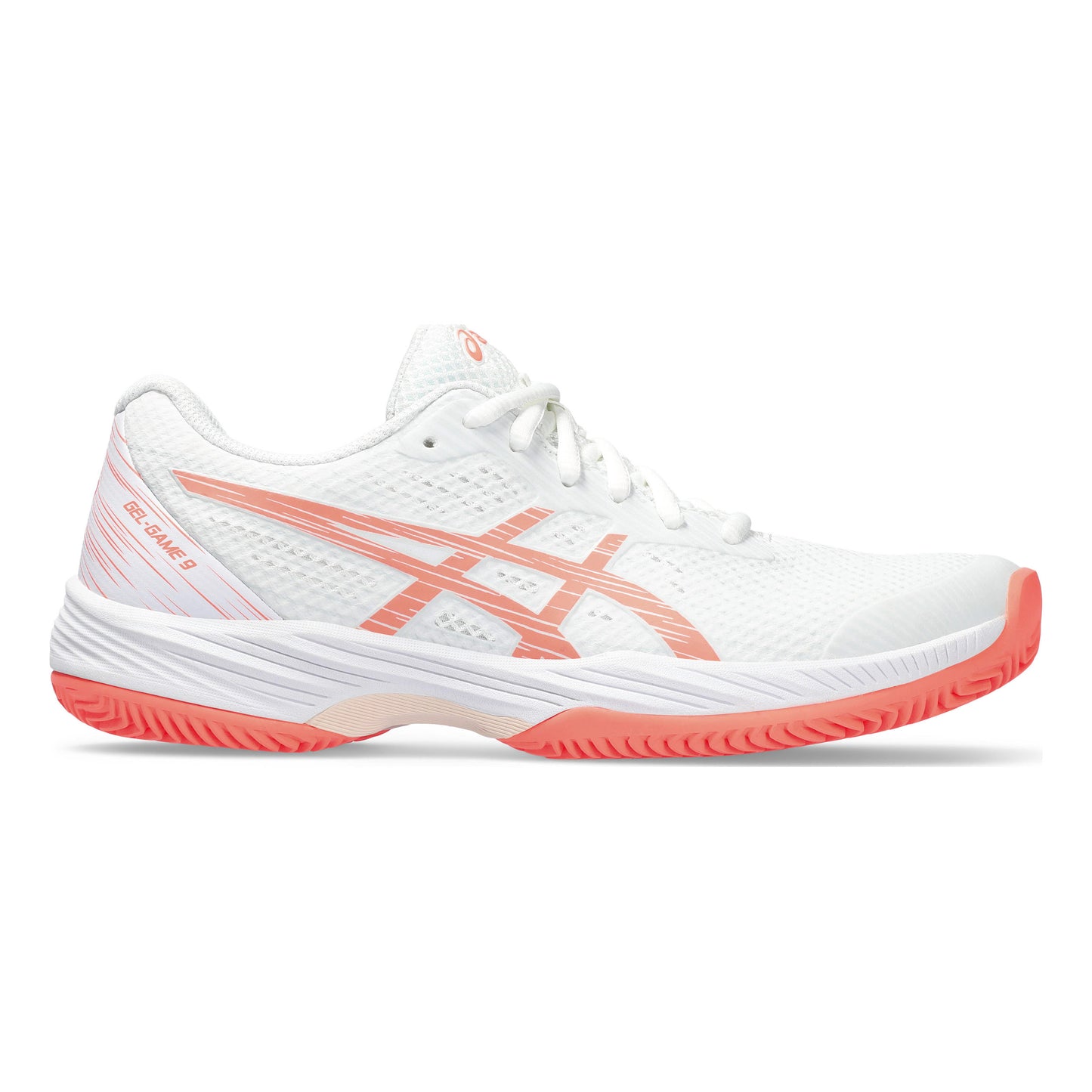 ASICS Gel-Game 9 Chaussure terre battue Femmes - blanc, corail