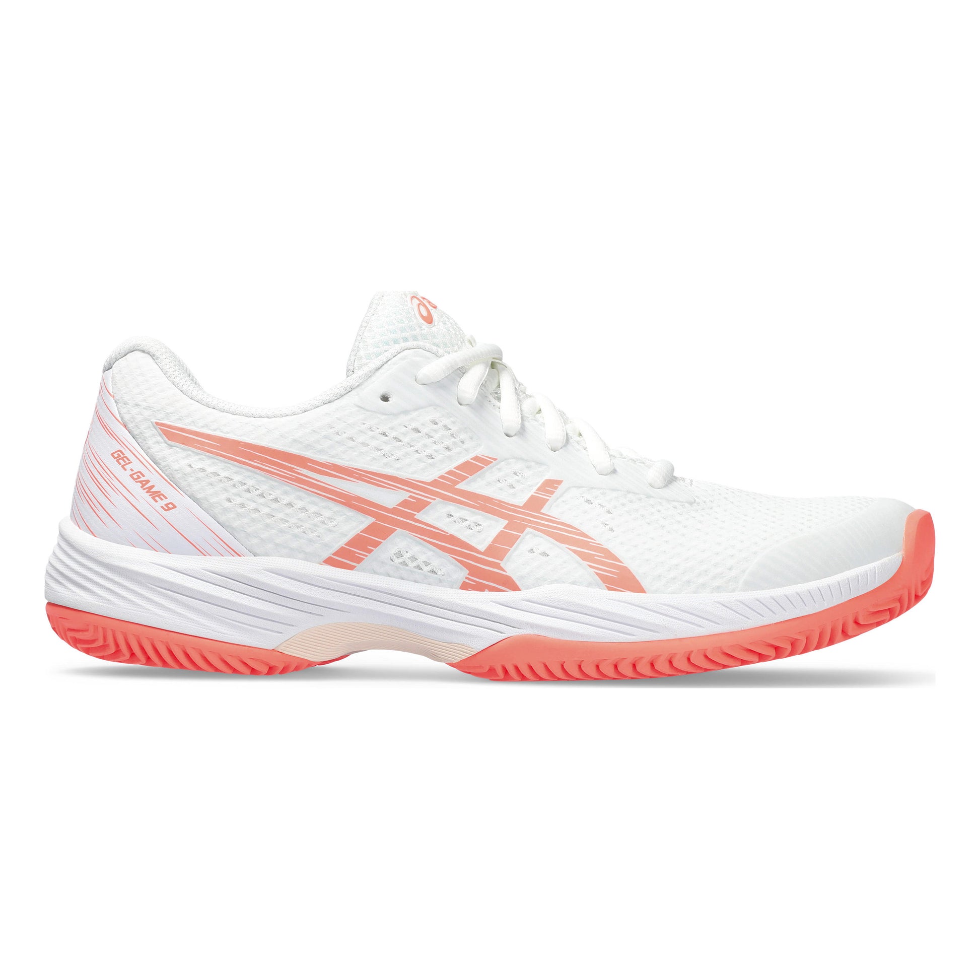 ASICS Gel-Game 9 Chaussure terre battue Femmes - blanc, corail