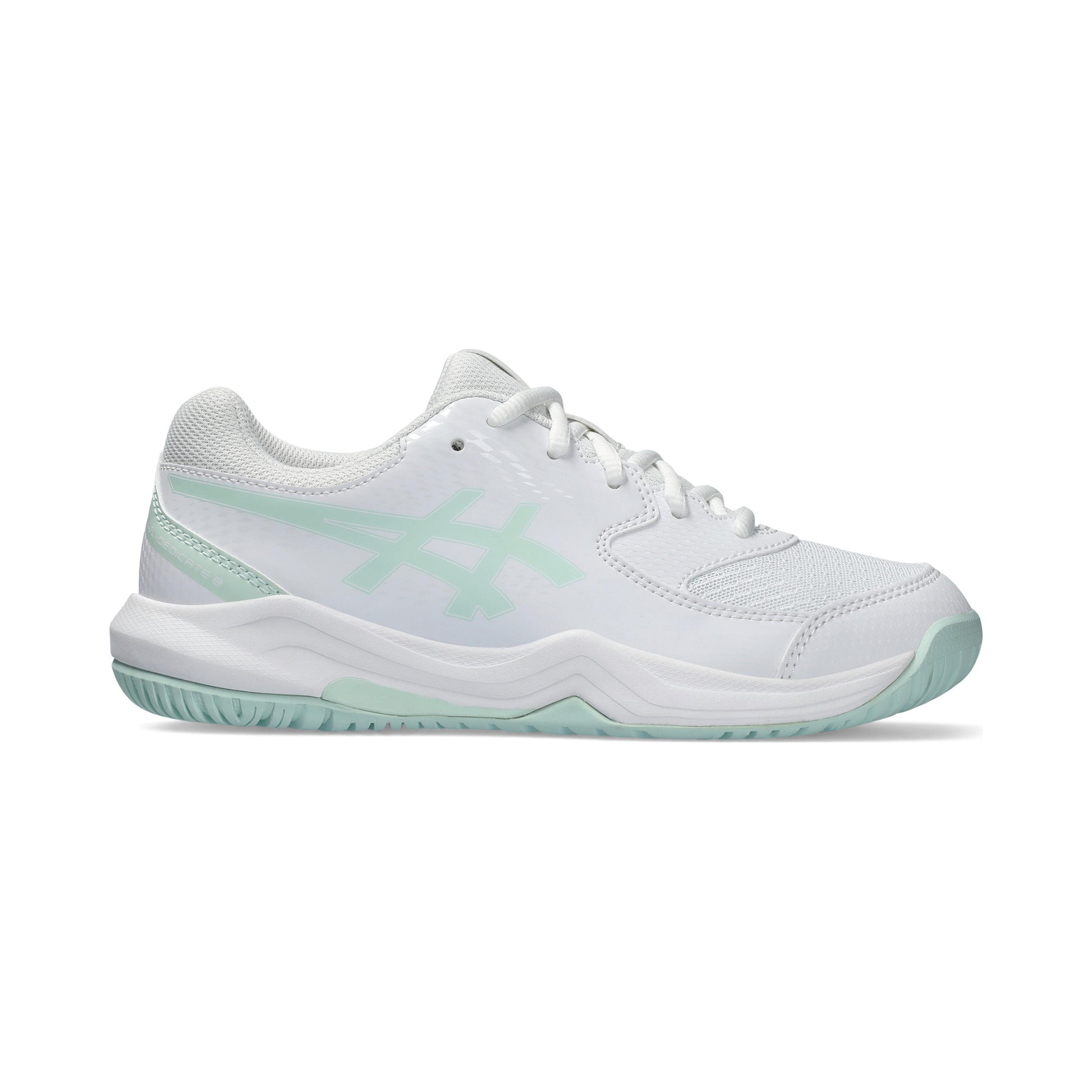 ASICS Gel-Dedicate 8 GS Chaussures toutes surfaces Enfants - blanc, bleu clair