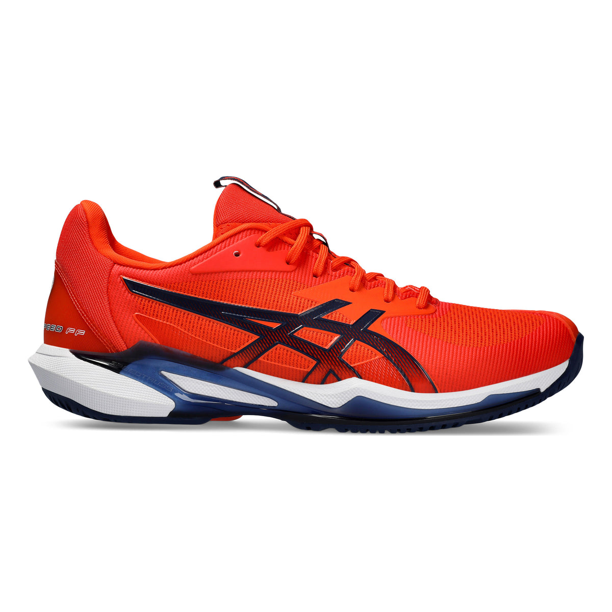 ASICS Solution Speed FF 3 Chaussures toutes surfaces Hommes - orange, bleu foncé