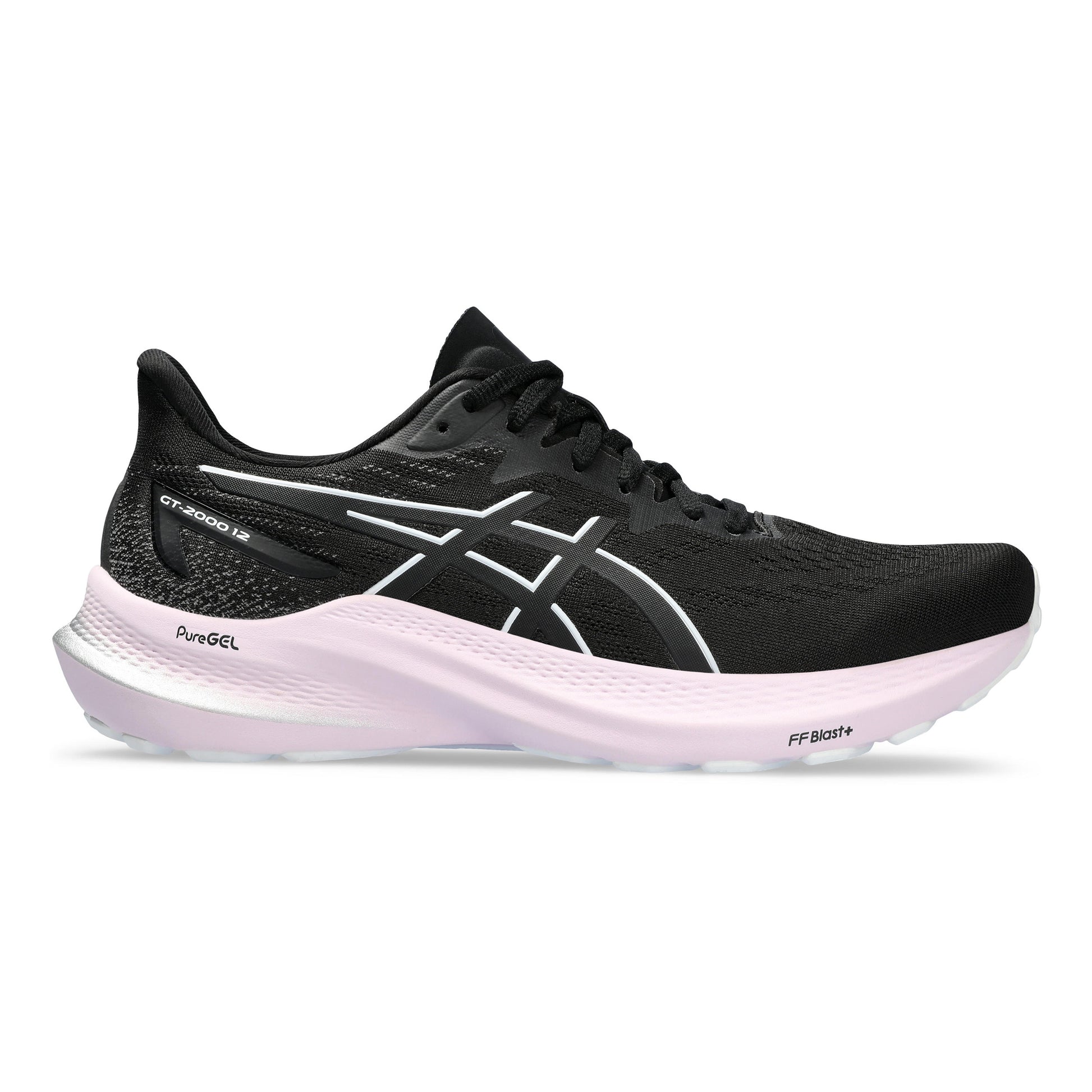 ASICS GT-2000 12 Chaussure de running avec stabilisateurs Femmes - noir, rosé