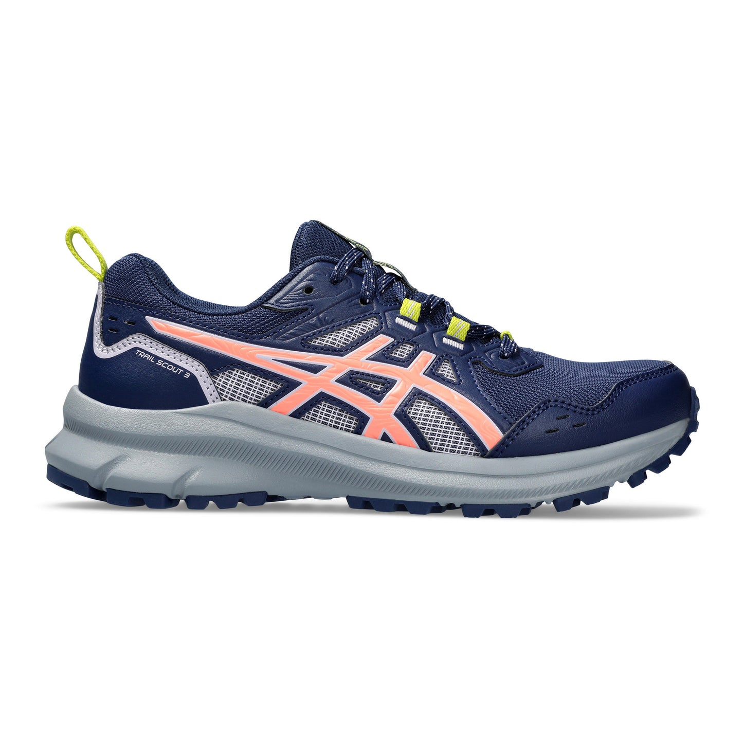 ASICS Trail Scout 3 Chaussure trail Femmes - bleu foncé, corail