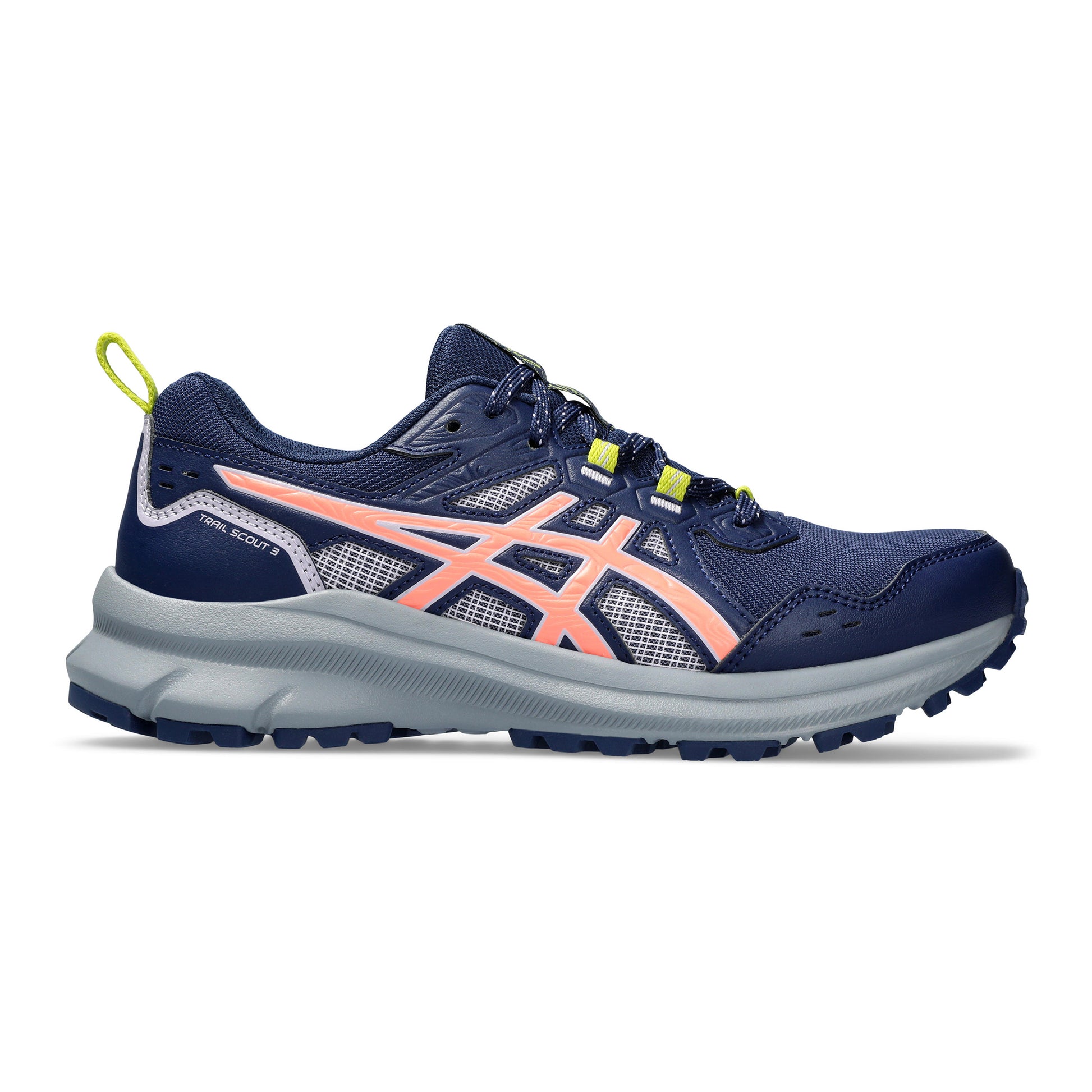 ASICS Trail Scout 3 Chaussure trail Femmes - bleu foncé, corail