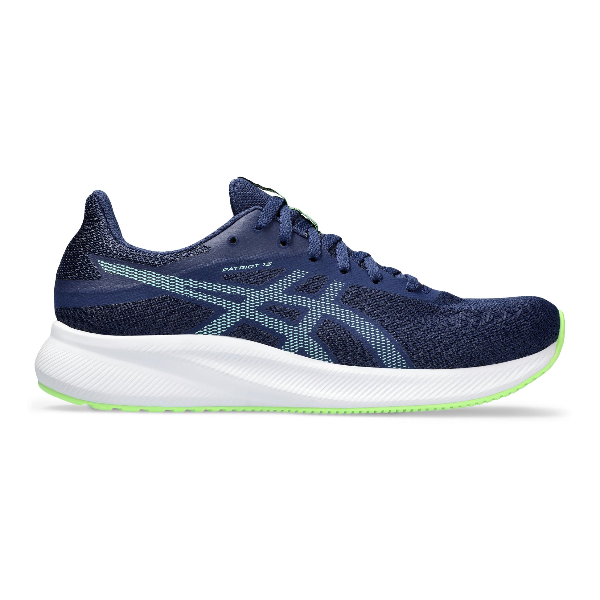 ASICS Patriot 13 Chaussure de running sans stabilisateurs Hommes - bleu foncé, turquoise