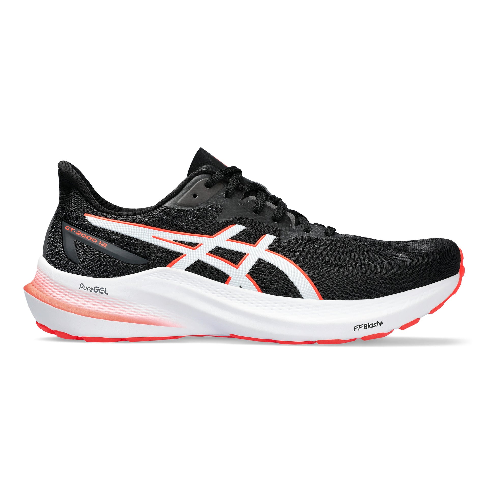 ASICS GT-2000 12 Chaussure de running avec stabilisateurs Hommes - noir, blanc
