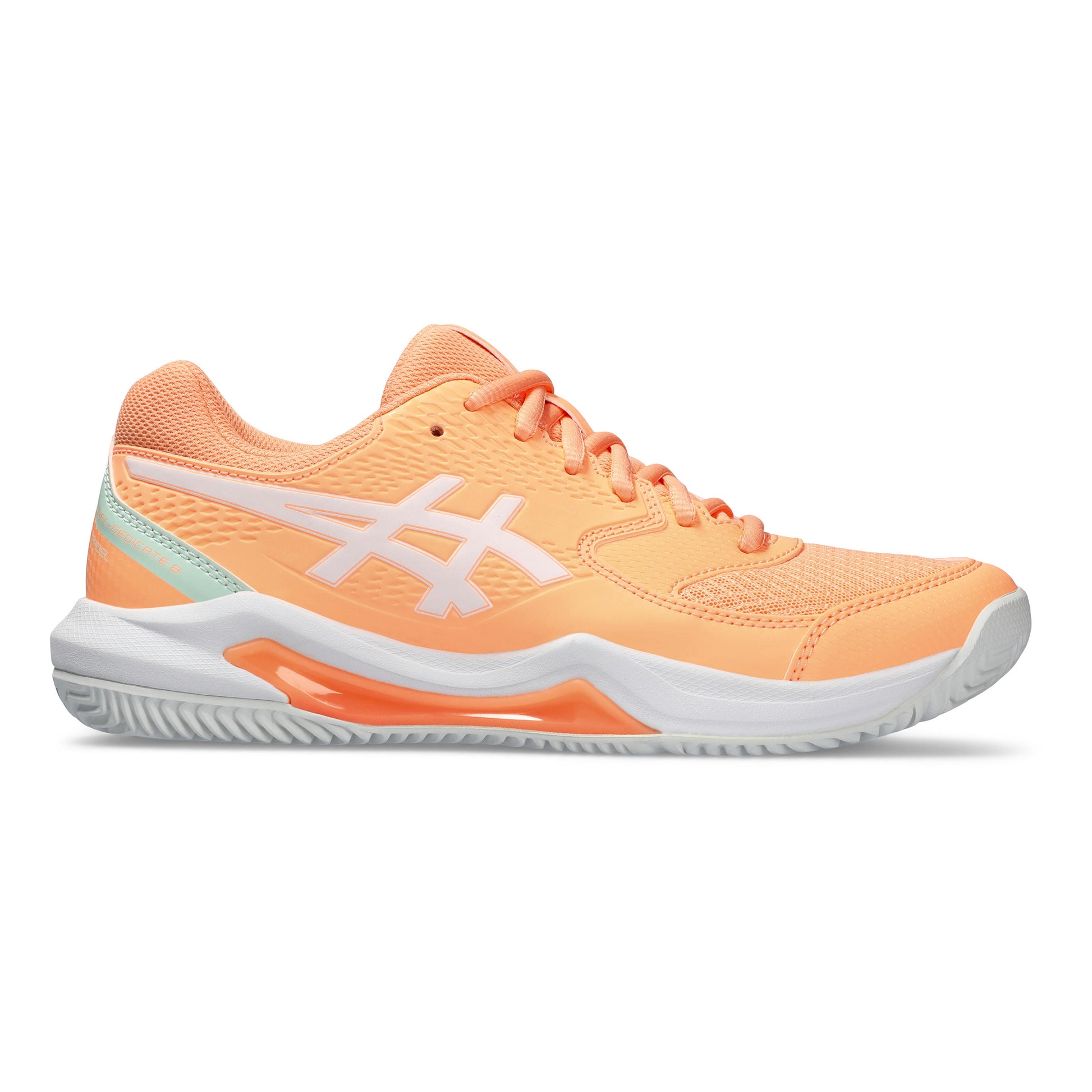 ASICS Gel-Dedicate 8 Chaussures padel Femmes - abricot, blanc