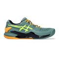 Gel-Resolution 9 Chaussures padel Hommes - vert, jaunes fluo