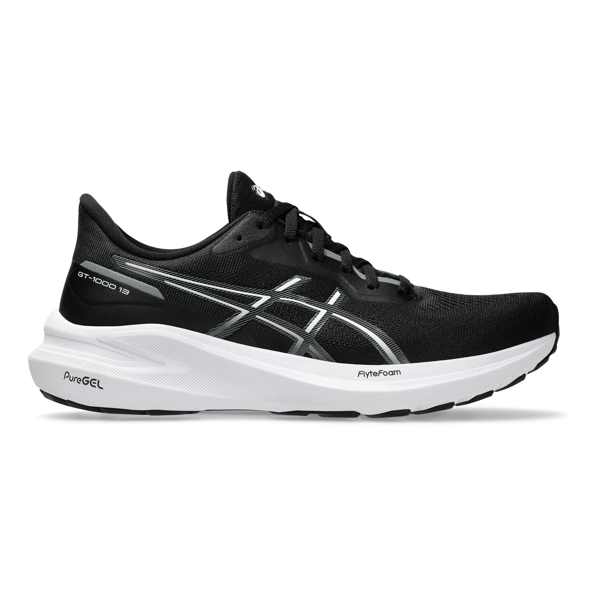 ASICS GT-1000 13 Chaussure De Running Avec Stabilisateurs Femmes-Noir,Blanc