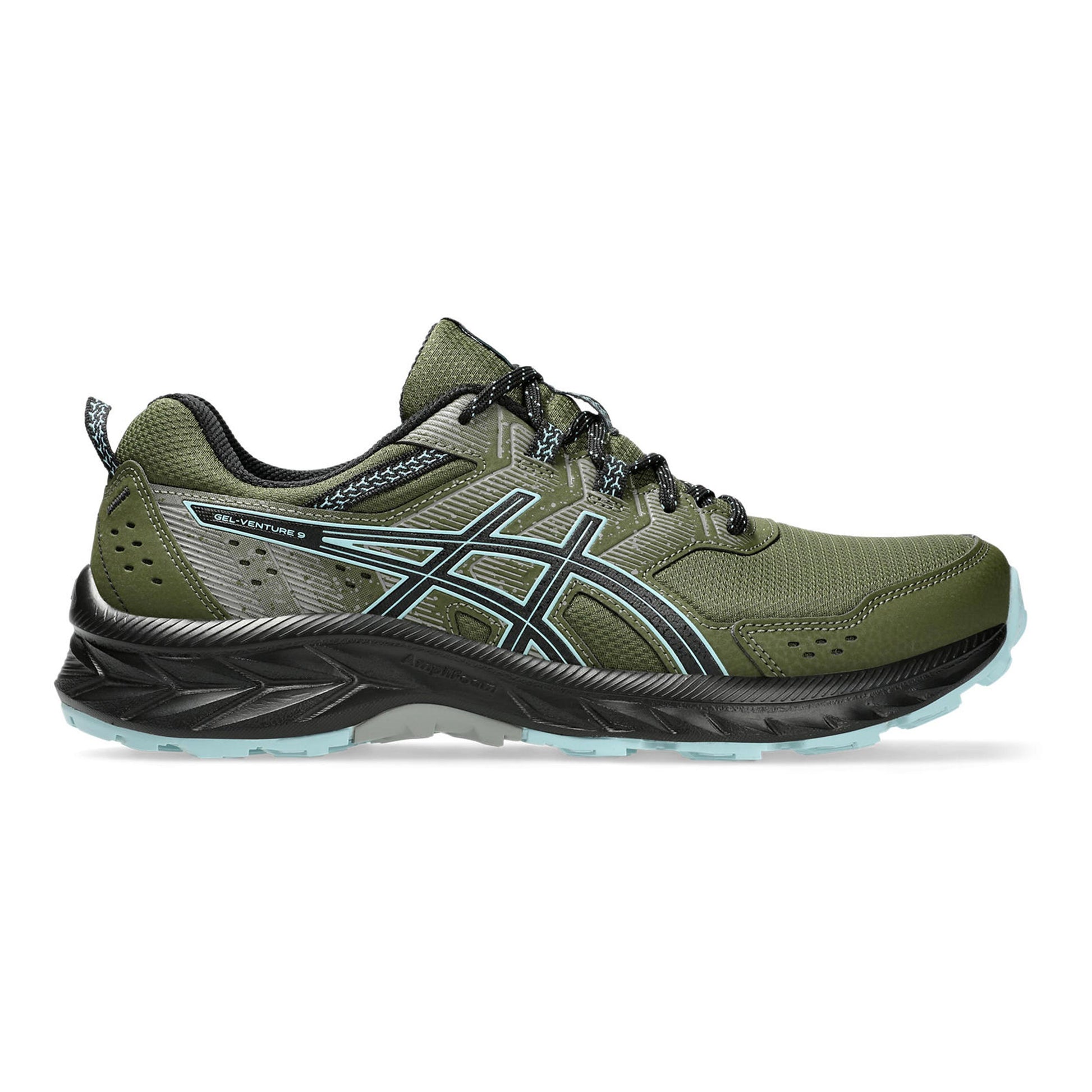 ASICS Gel-Venture 9 Chaussure trail Hommes - vert olive, bleu foncé