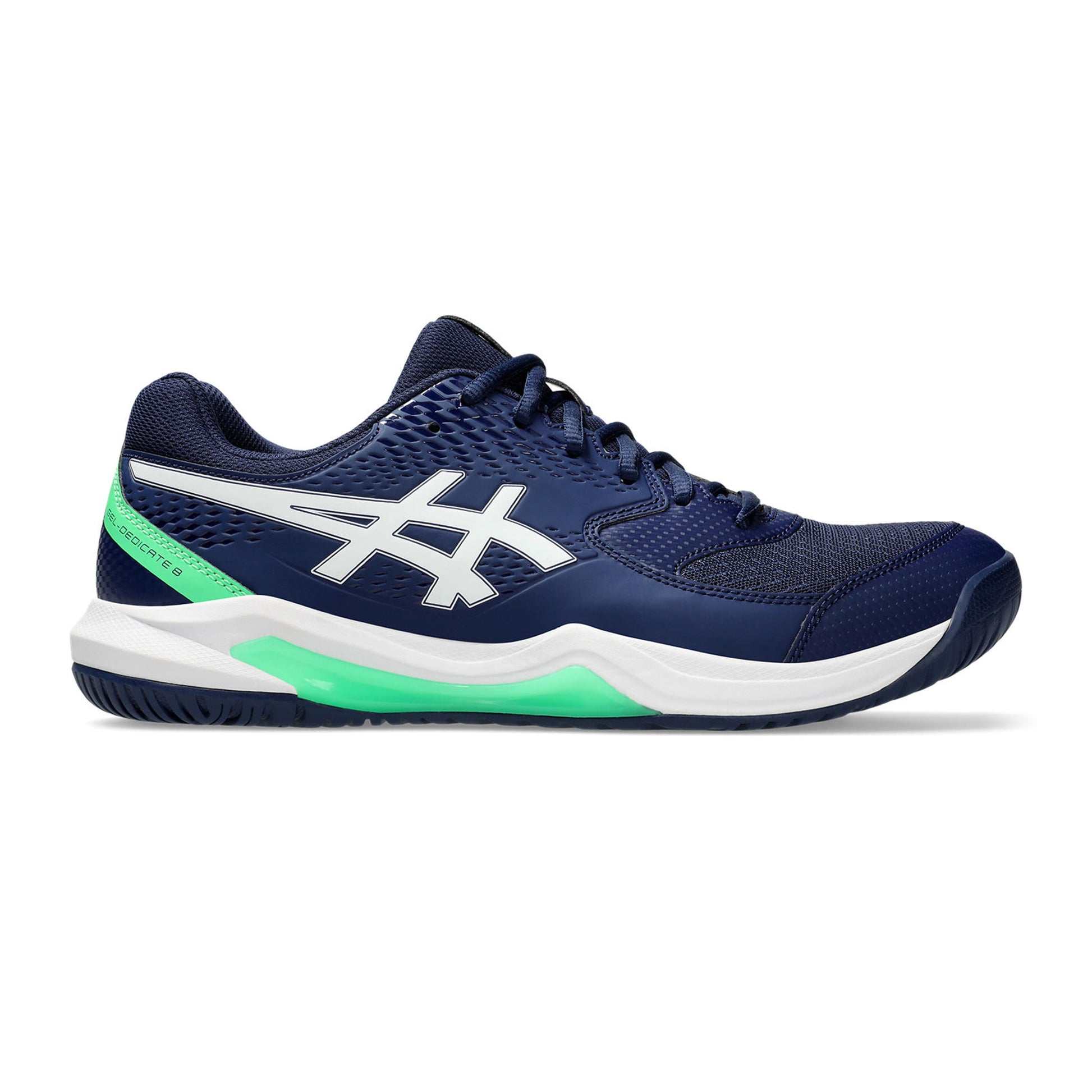 ASICS Gel-Dedicate 8 Chaussures toutes surfaces Hommes - bleu foncé, vert