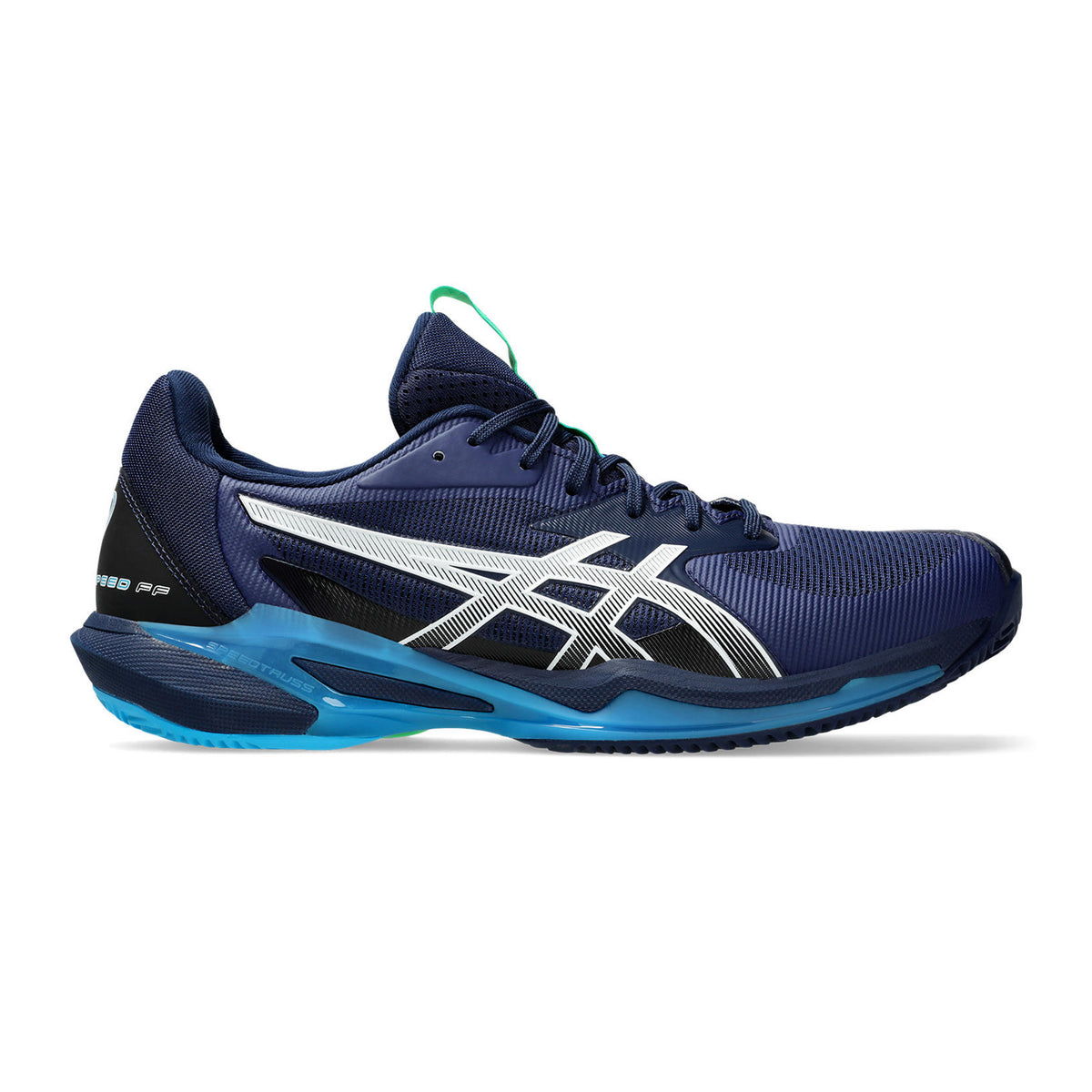 ASICS Solution Speed FF 3 Chaussure terre battue Hommes - bleu foncé, turquoise