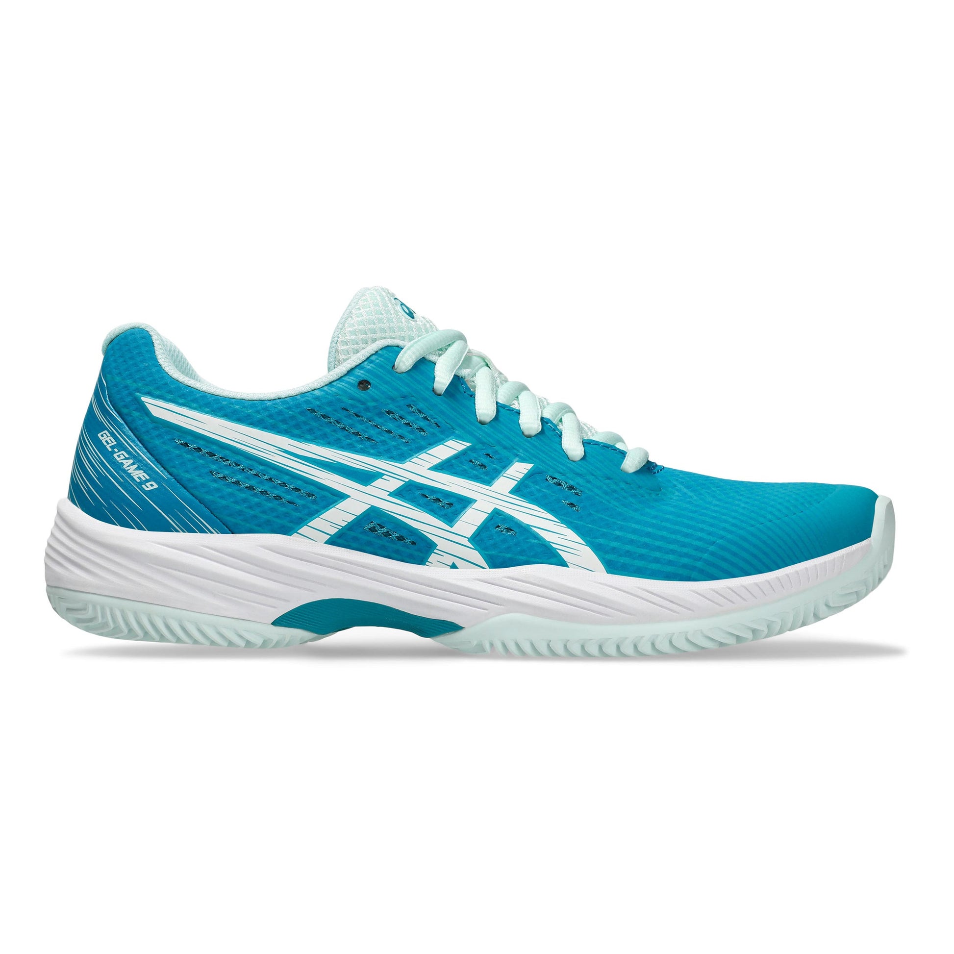 ASICS Gel-Game 9 Chaussure terre battue Femmes - bleu, blanc