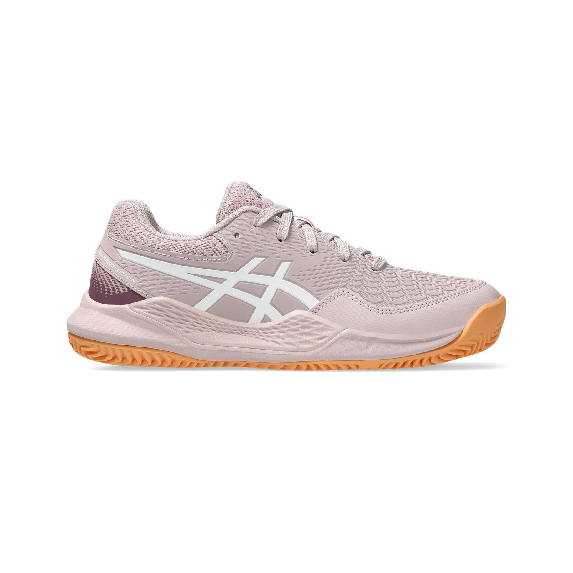ASICS Gel-Resolution 9 GS Chaussure terre battue Enfants - beige, blanc