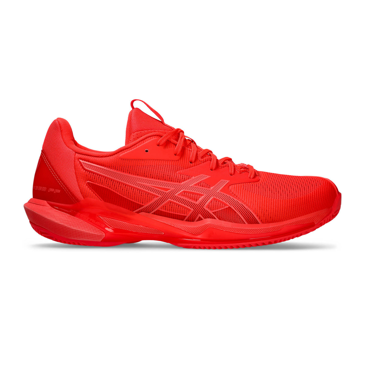 ASICS Solution Speed FF 3 Chaussure terre battue Hommes - rouge fluo, corail