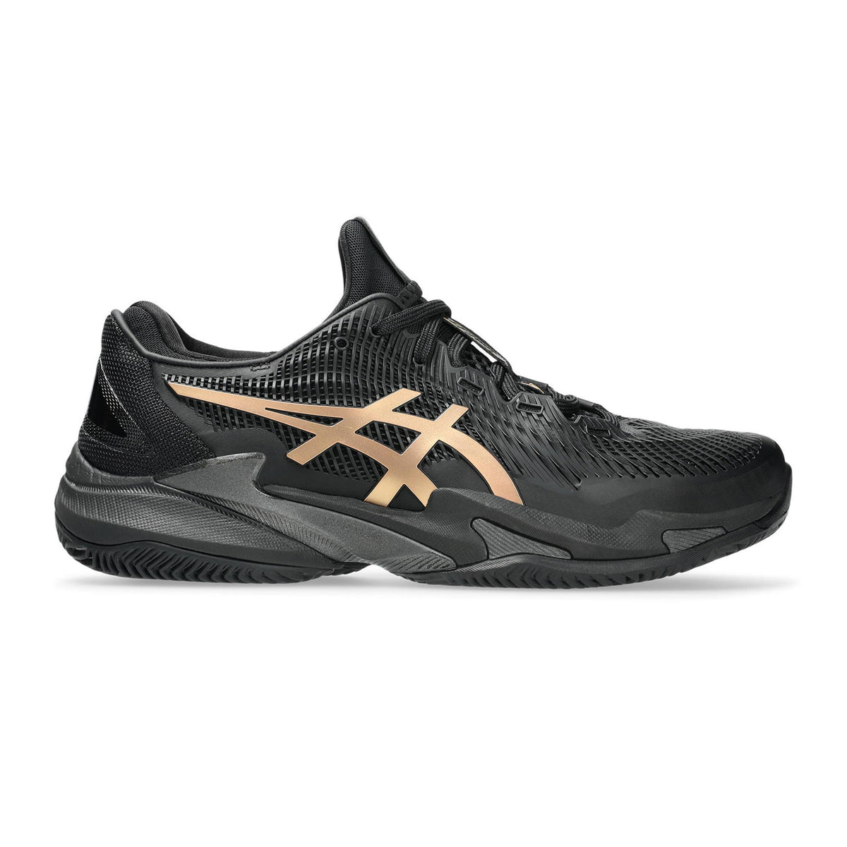 ASICS Court FF 3 Novak  Night Energy Chaussure terre battue Hommes - noir, or