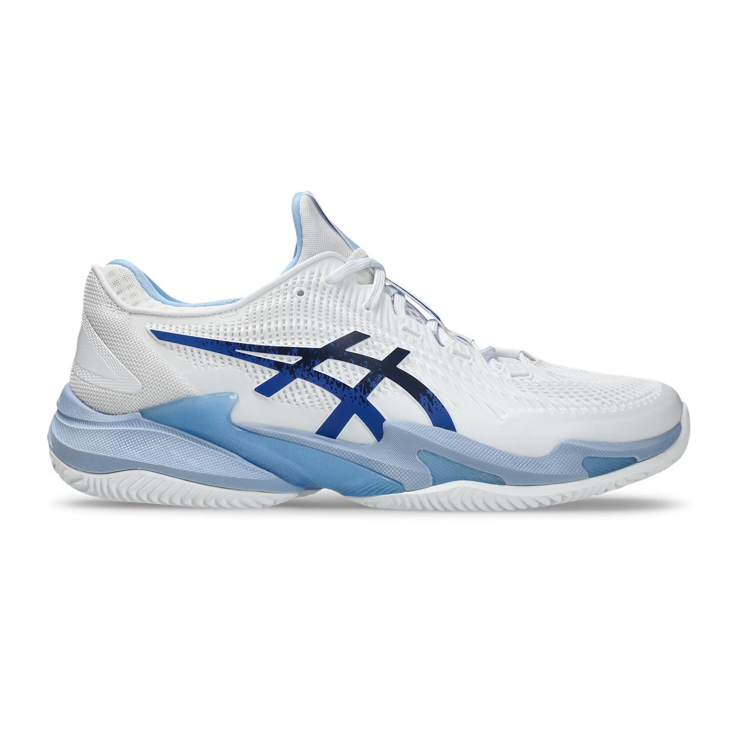 ASICS Court FF 3 Novak Chaussure terre battue Hommes - blanc, turquoise
