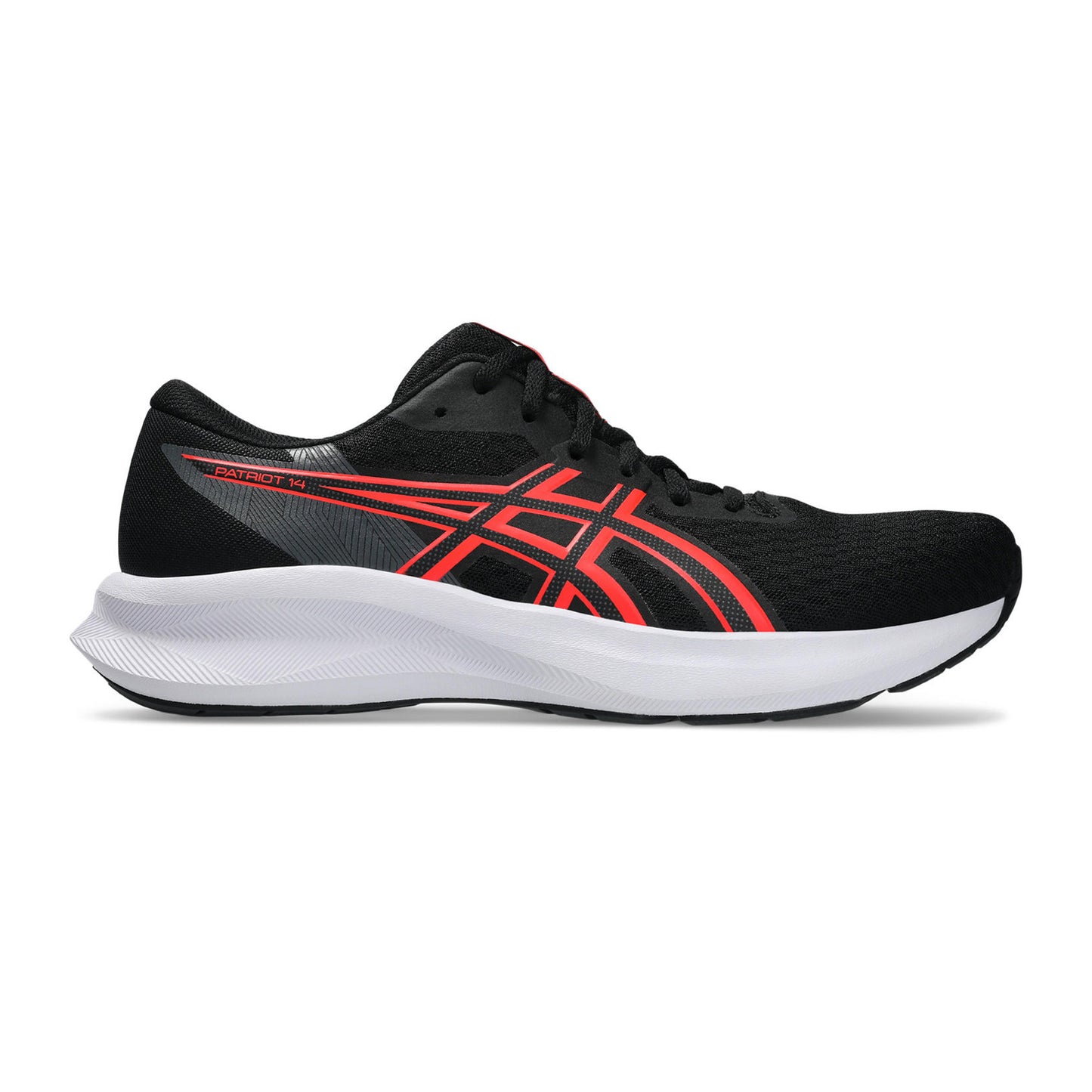 ASICS Patriot 14 Chaussure de running sans stabilisateurs Hommes-noir, rouge