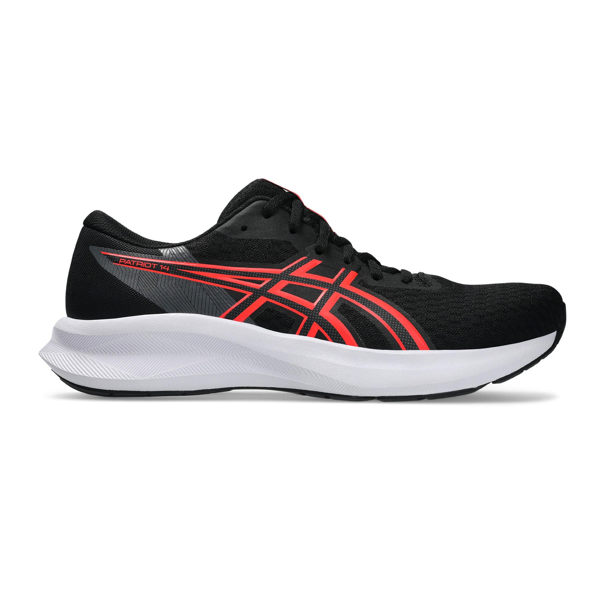 ASICS Patriot 14 Chaussure de running sans stabilisateurs Hommes-noir, rouge