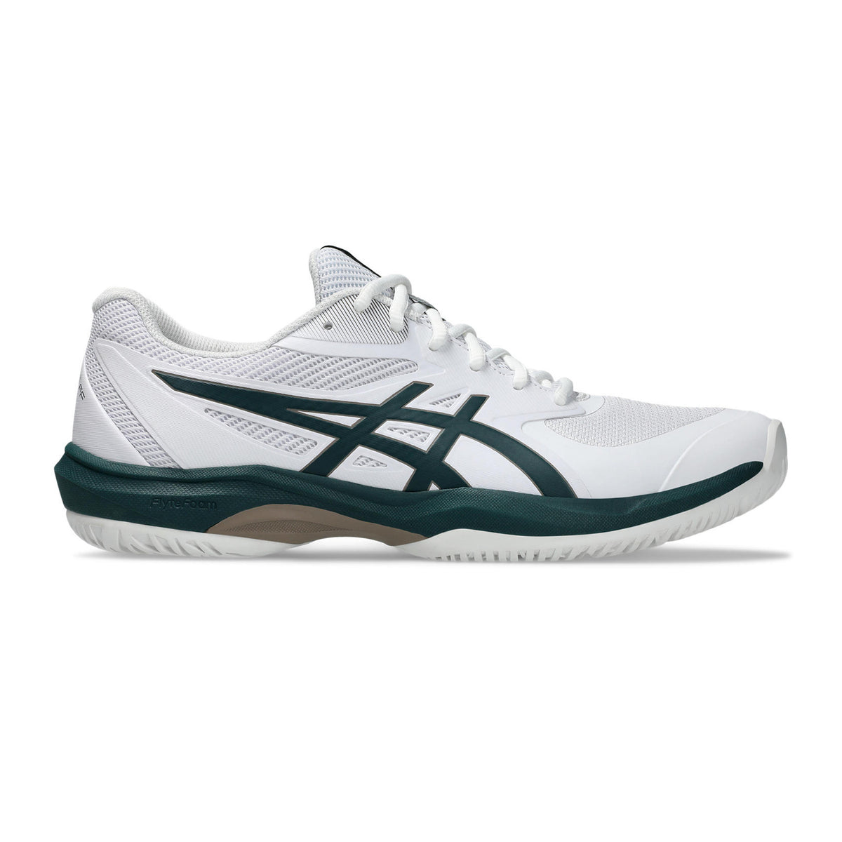 ASICS Game FF Chaussures toutes surfaces Hommes - blanc, vert foncé